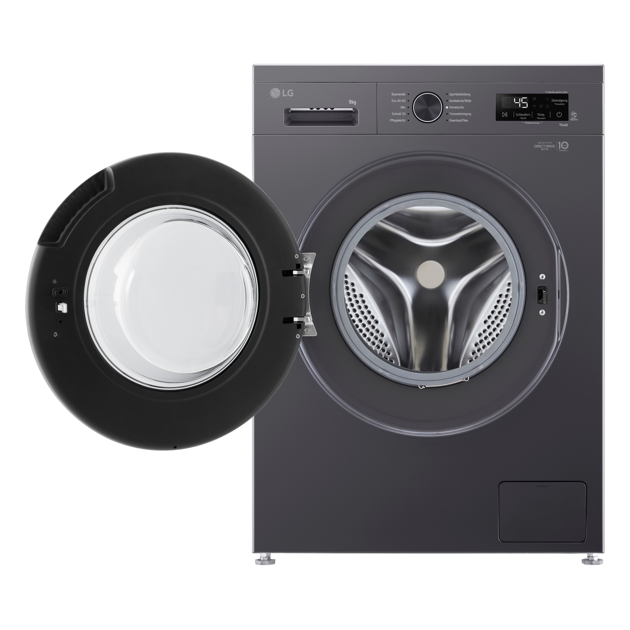 LG Waschmaschine unterbaufähig »F4WB309YB« 9 kg 1400 U/min