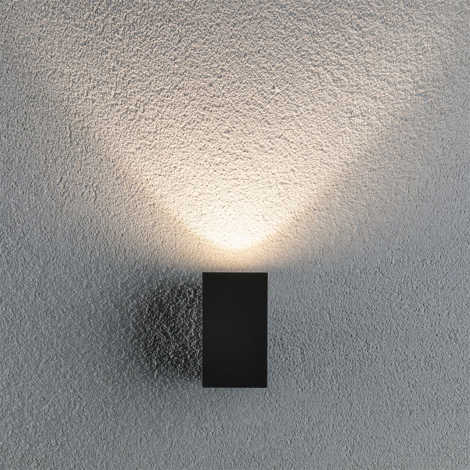 Paulmann LED Außen-Wandleuchte »Flame eckig 58x75mm 3000K 3,8W 320lm 230V Aluminium«, 1 flammig, IP44
