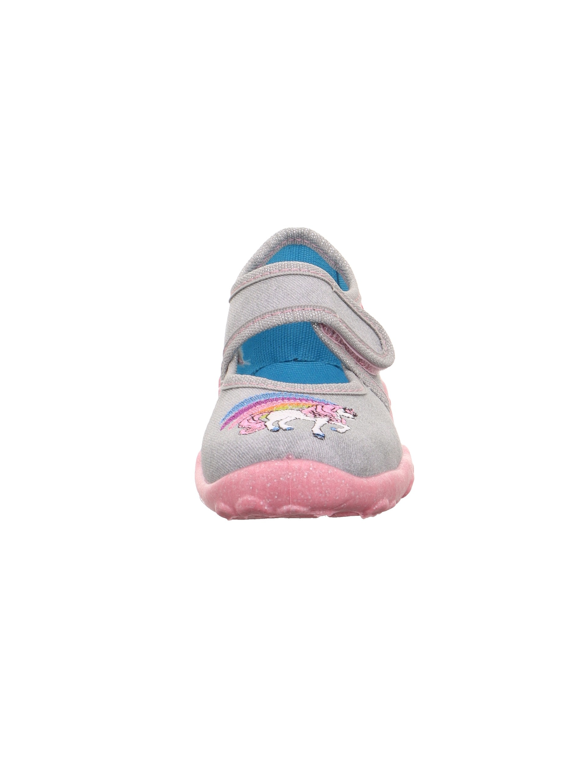 Superfit Hausschuh »BONNY WMS: mittel«  Klettschuh mit Einhornmotiv, Größenschablone zum Download