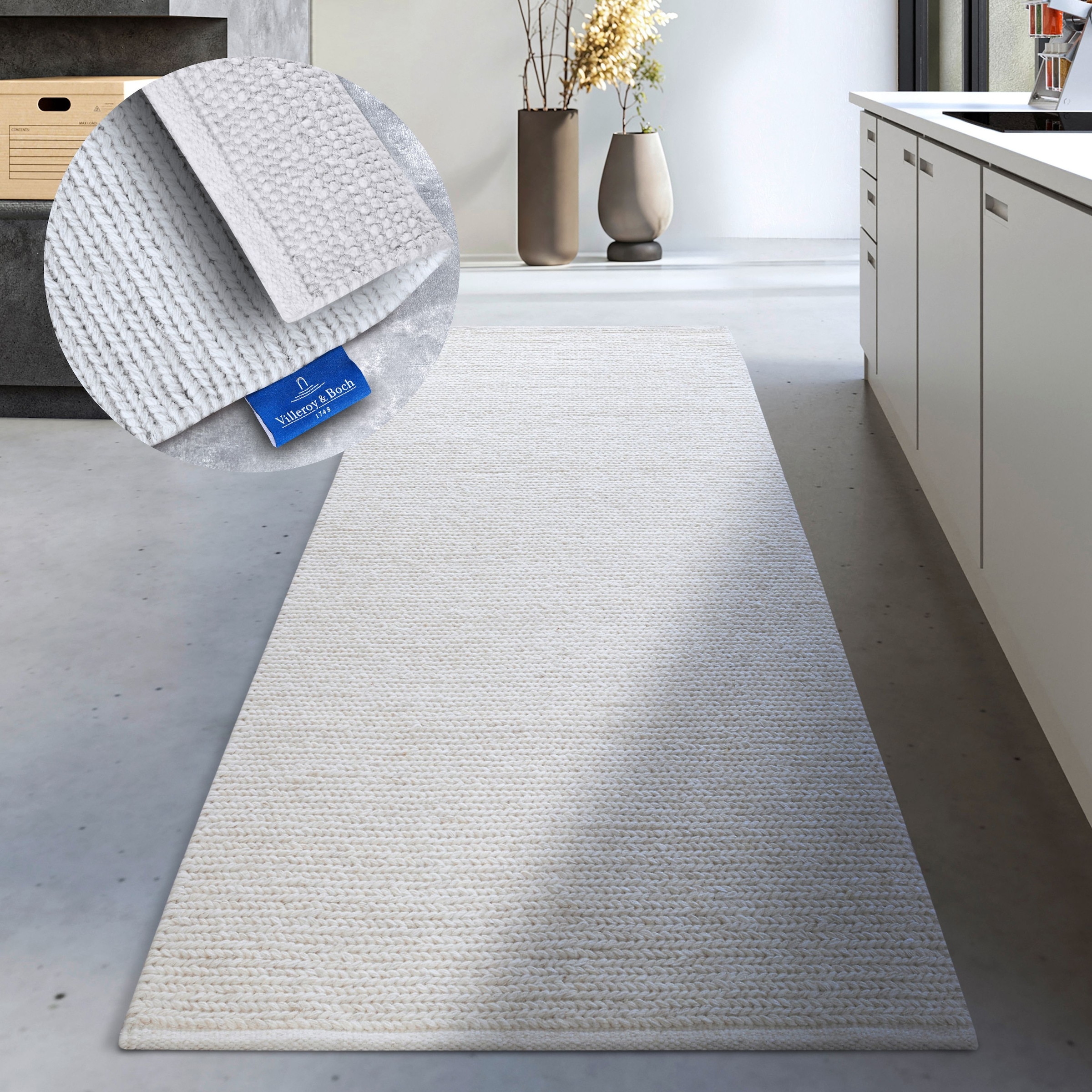 Villeroy & Boch Wollteppich "Francois" rechteckig 7 mm Höhe in rund, oval, günstig online kaufen