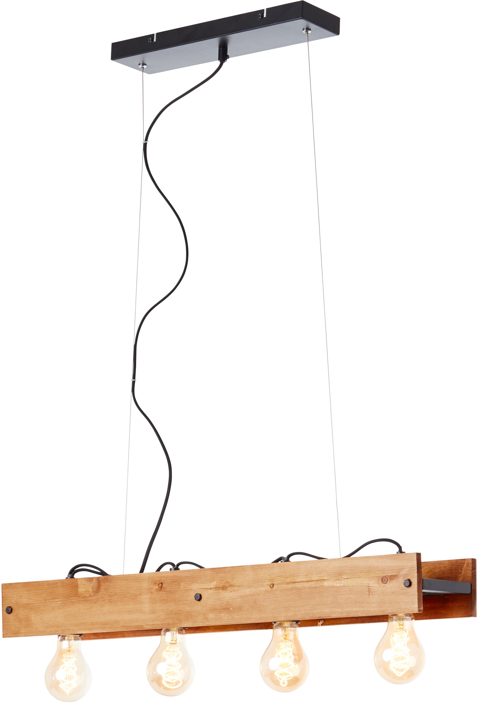 Brilliant Pendelleuchte »Calandra«, 4 flammig, Leuchtmittel E27   ohne Leuc günstig online kaufen
