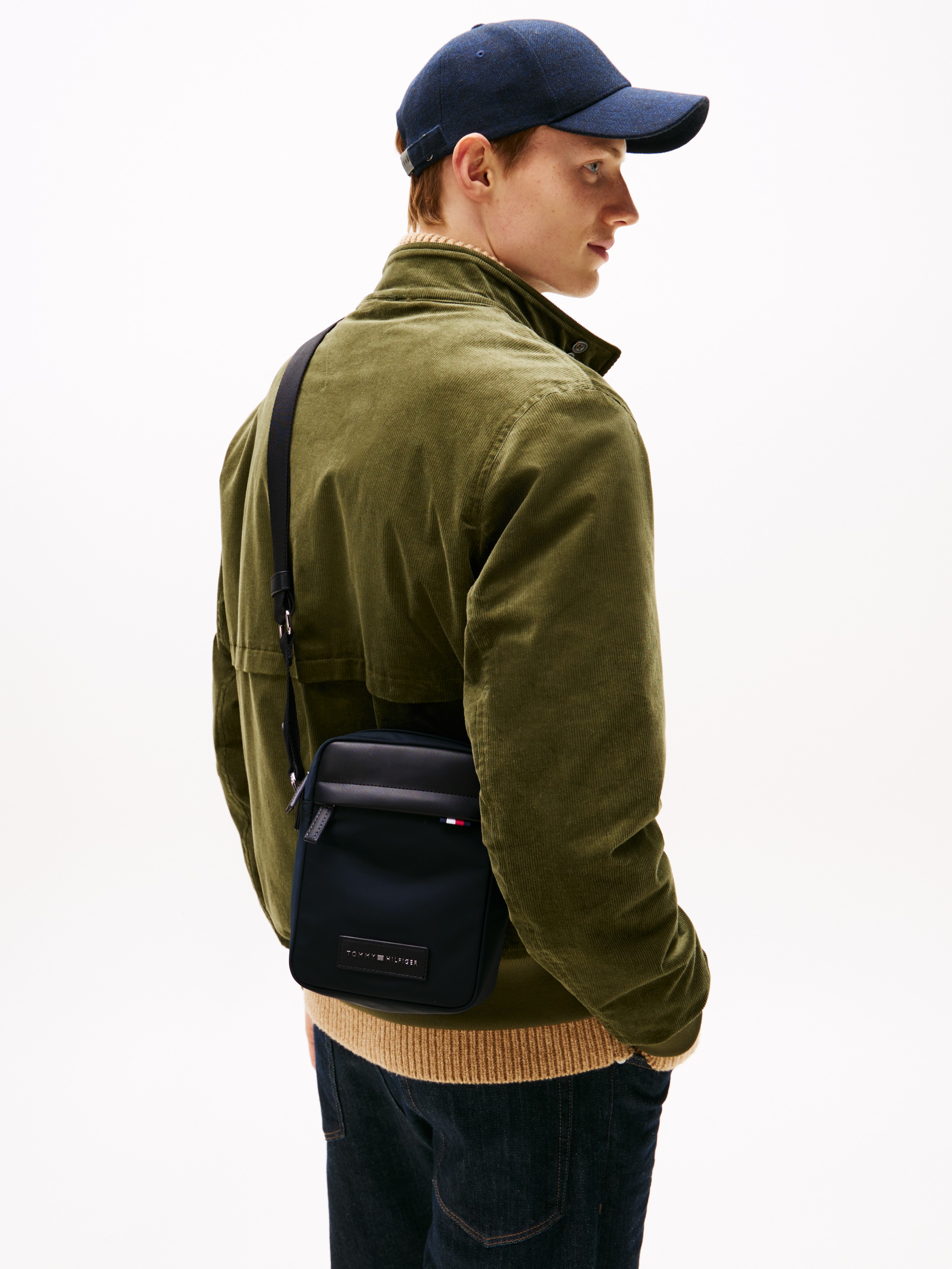Tommy Hilfiger Mini Bag »TH NYLON MINI REPORTER«, Men Umhängetasche, Schultertasche