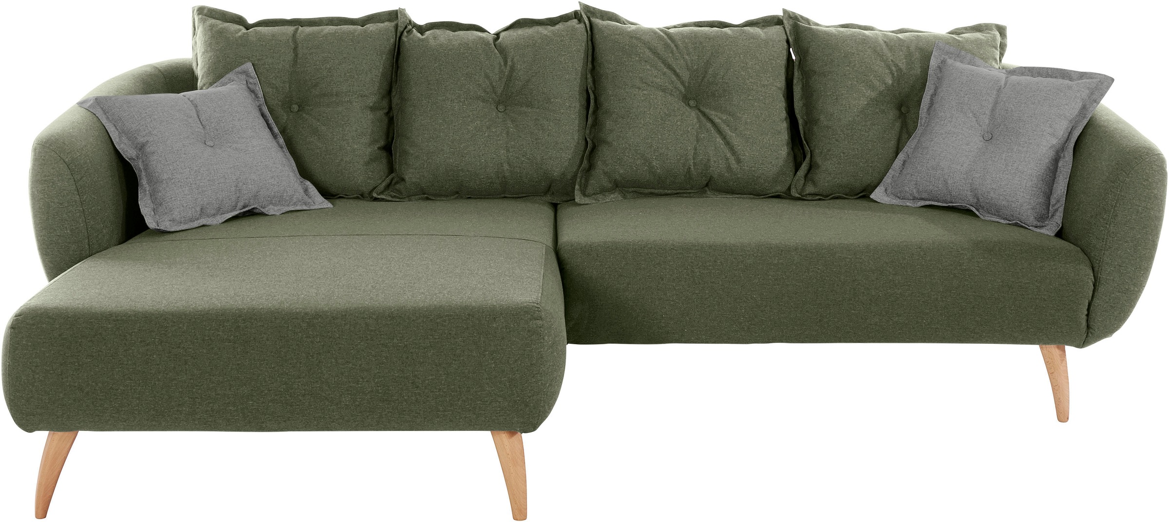 Home affaire Ecksofa »Baggio formschöne Polsterecke, bequem, Breite 277cm, günstig online kaufen