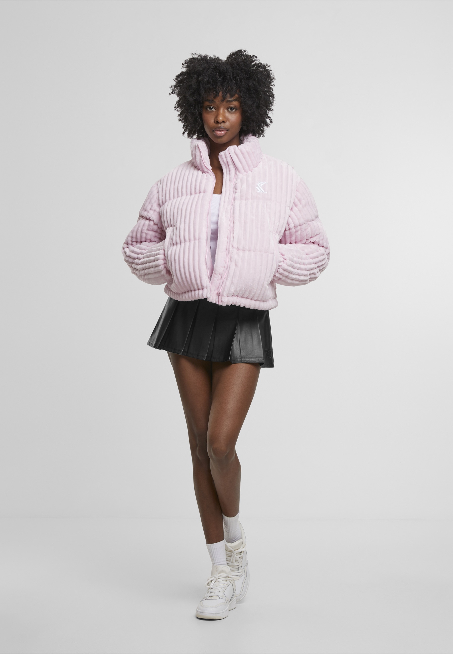 Karl Kani Cordjacke »Karl Kani Og K Corduroy Short Puffer Jacket« 1 Stk. tlg. ohne Kapuze