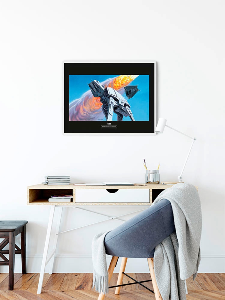 Komar Bild »Star Wars Classic RMQ Hoth Battle AT-AT« Star Wars 1 Stk. tlg. Wandbild zur Dekoration im Kinderzimmer - ohne Rahmen