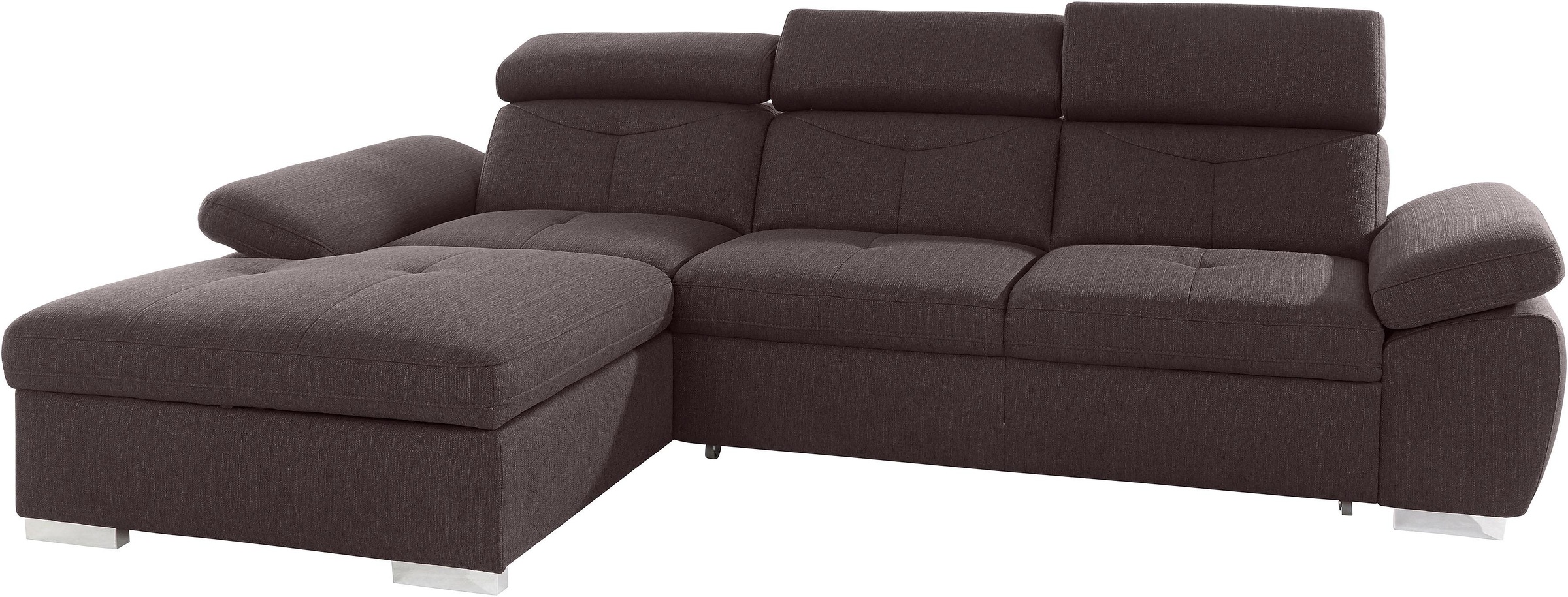 exxpo - sofa fashion Ecksofa »Spring, super bequem, mit Armteil- und Kopfte günstig online kaufen