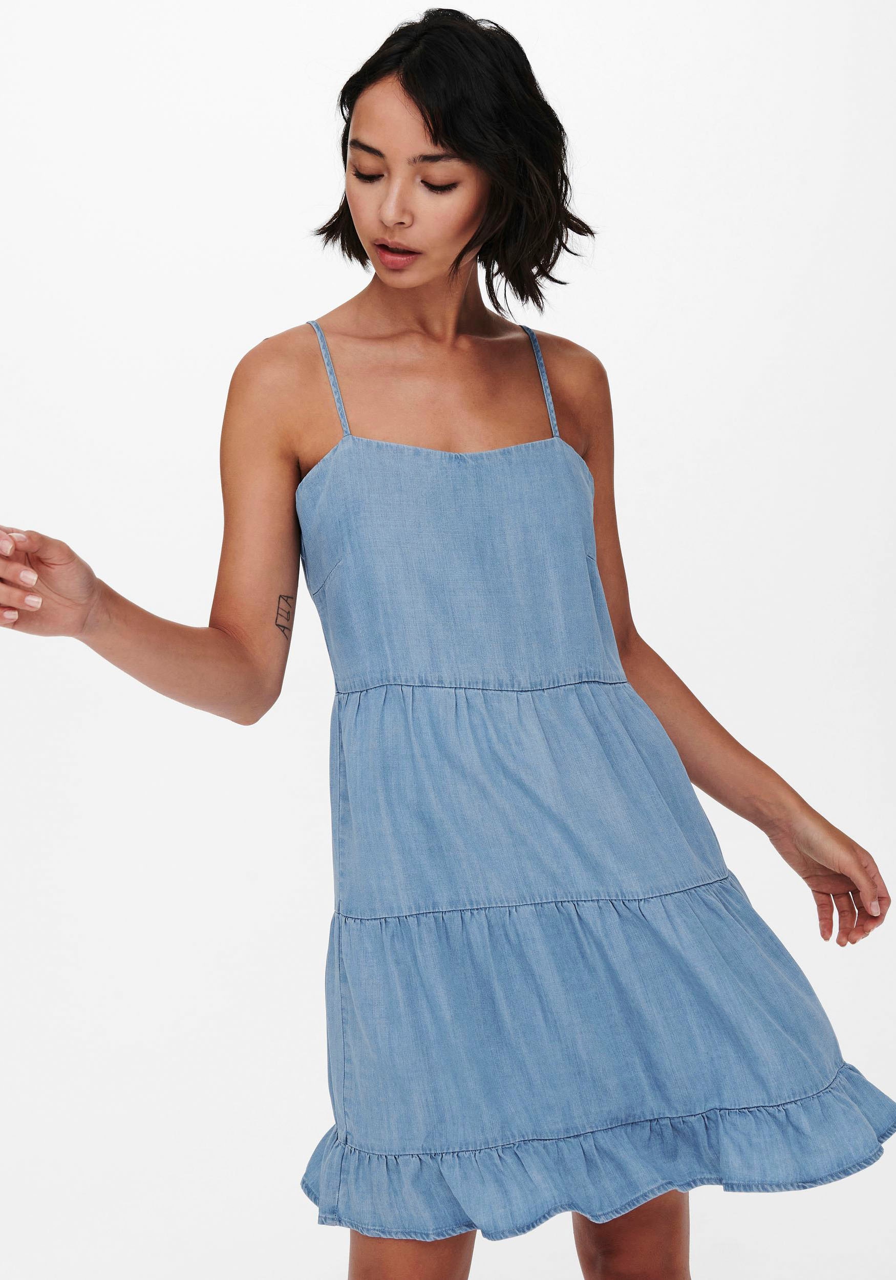 ONLY Jeanskleid »ONLRAGNA STRAP im DRESS« bestellen Online-Shop DNM