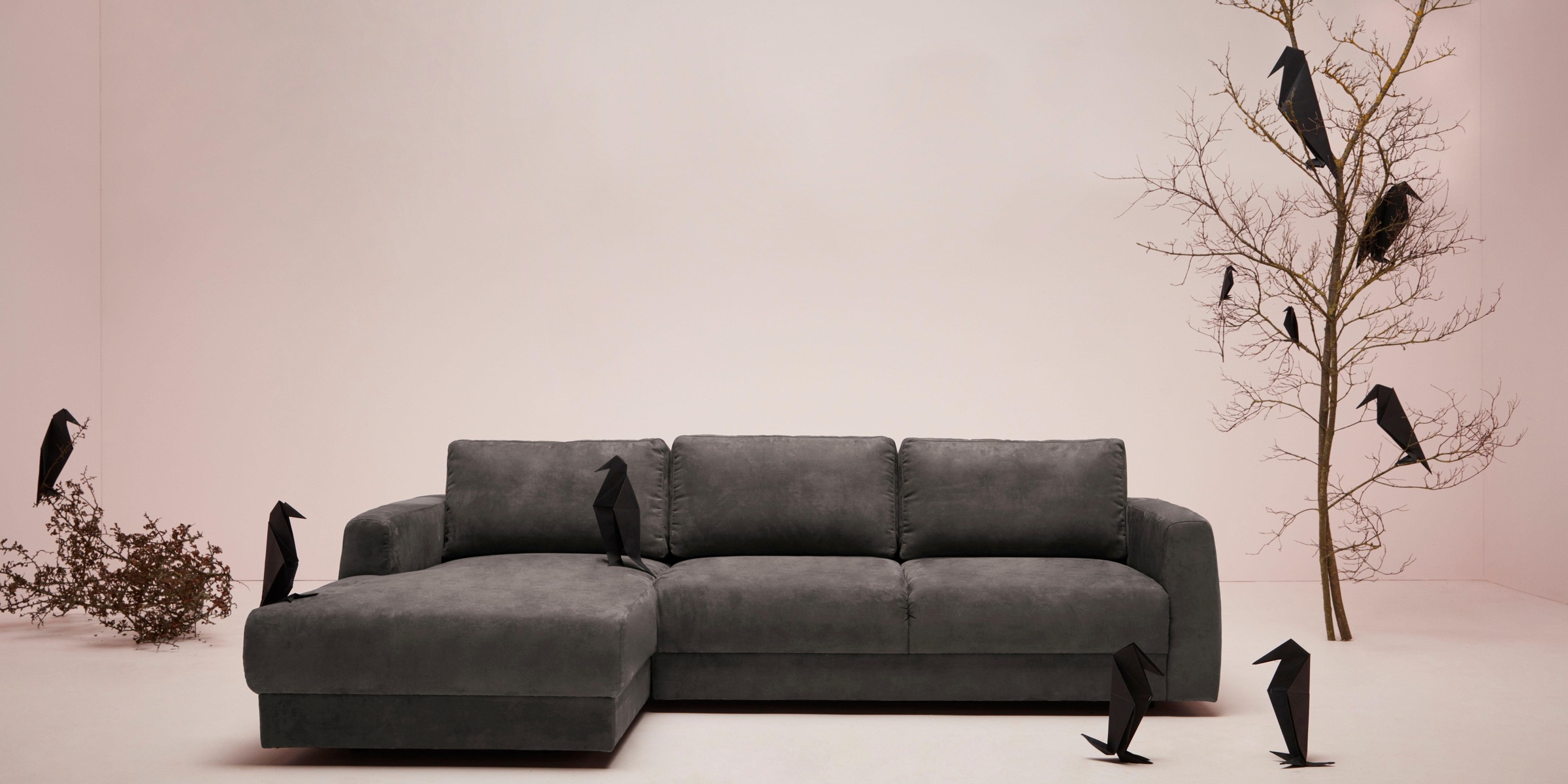 andas Ecksofa »Hobro L-Form«, in 3 Bezugsqualitäten in vielen Farben, Design by Morten Georgsen