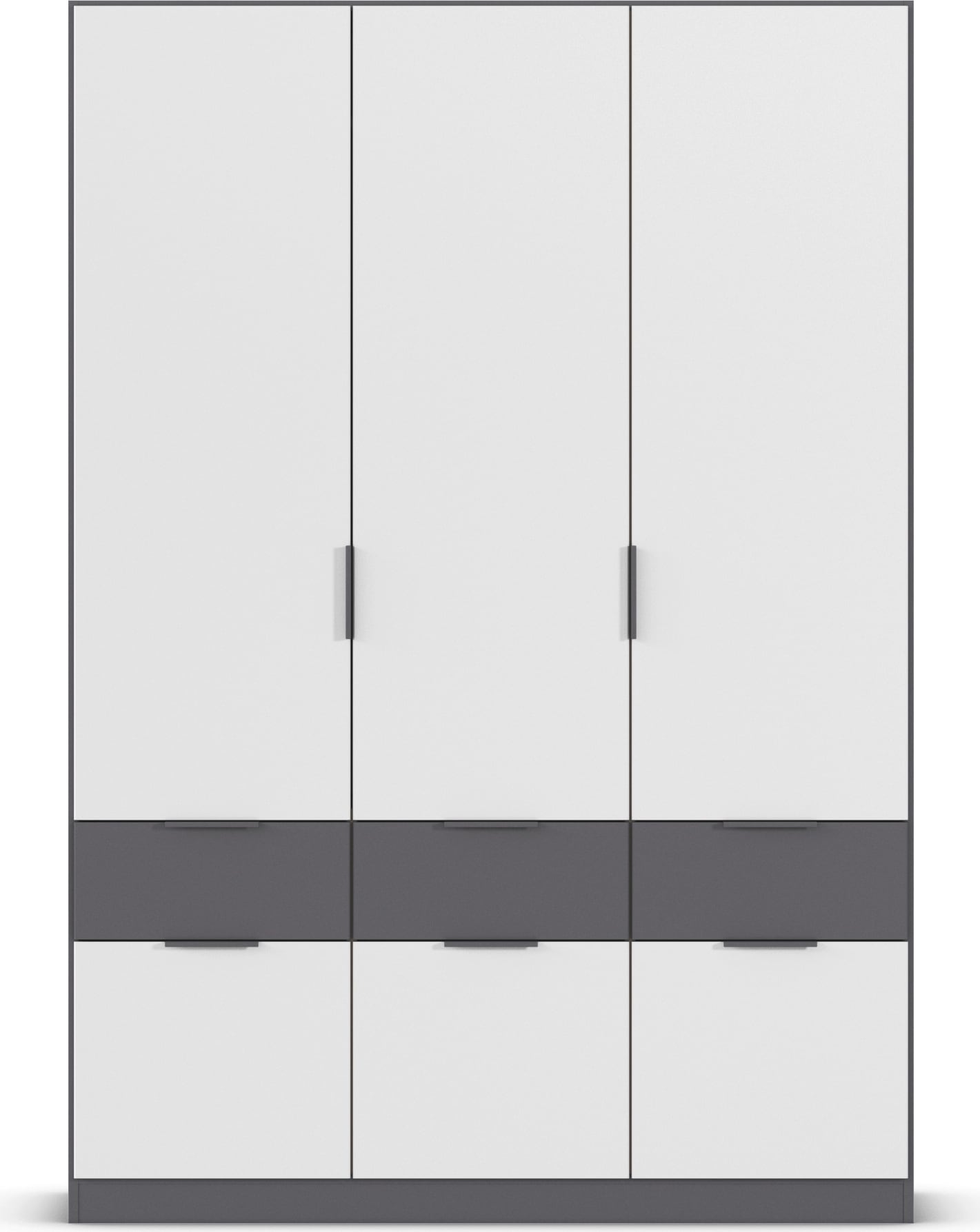 rauch Kleiderschrank »Kleiderschrank Schrank Garderobe Wäscheschrank DUNDEE«, (mit 3 Griff-Varianten), Schubladen in zwei Höhen, optional mit Spiegel MADE IN GERMANY