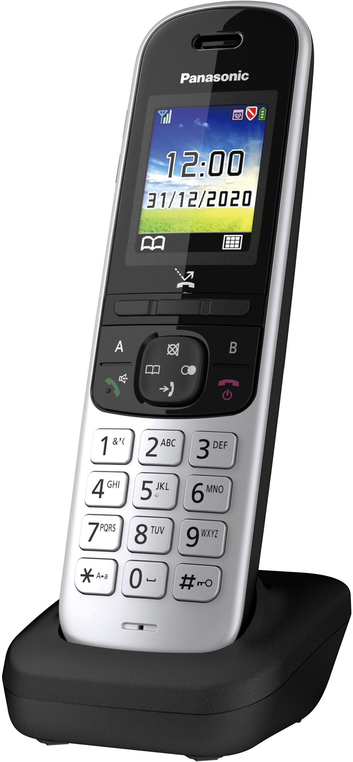 Panasonic Schnurloses DECT-Telefon »KX-TGH722 Duo«, (Mobilteile: 2), mit Anrufbeantworter