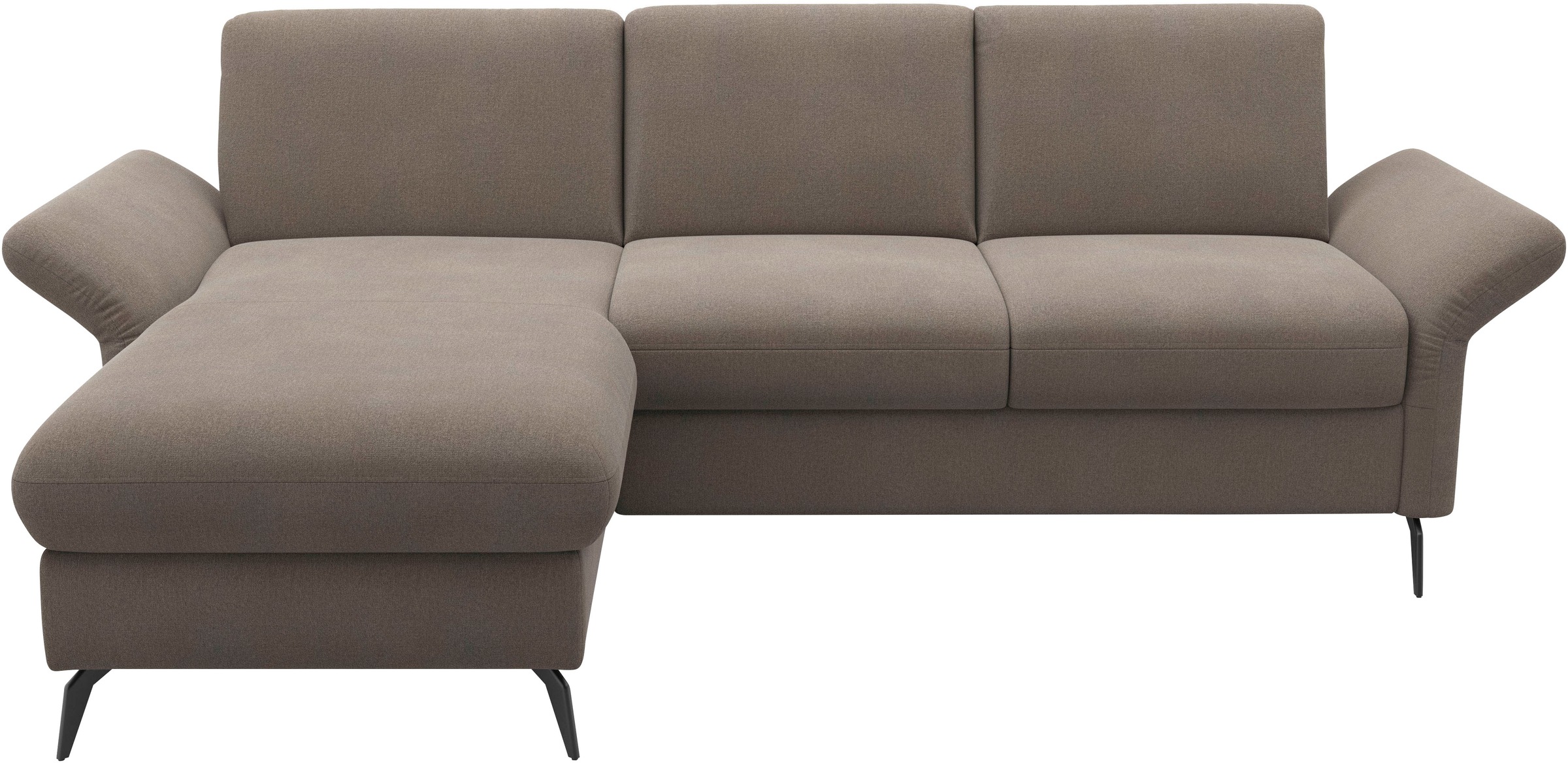 Home affaire Ecksofa »Rochelle«, optional: Armteilverstellung, klappbar, Bettkasen