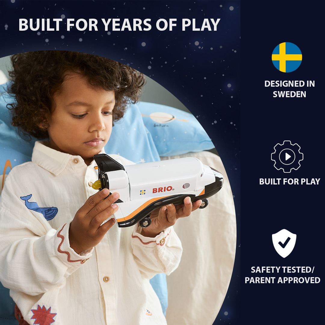 BRIO® Spielzeug-Flugrakete »BRIO® WORLD, Space Shuttle (36150)« mit Licht und Sound