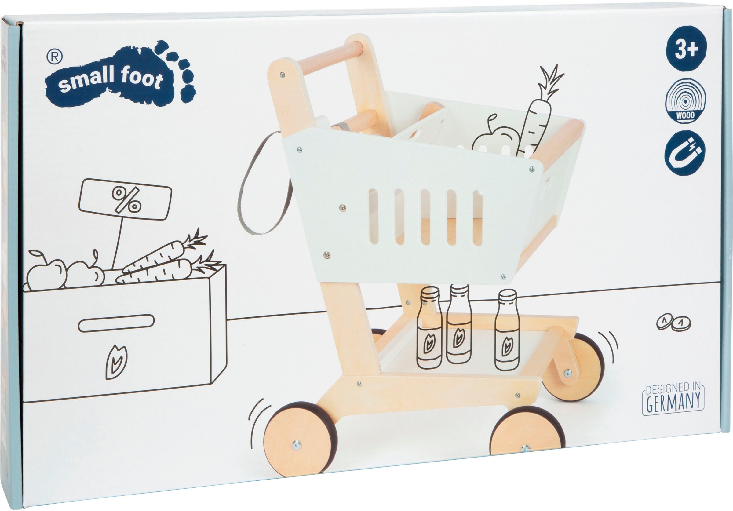 Small Foot Spiel-Einkaufswagen »Einkaufswagen „fresh“«