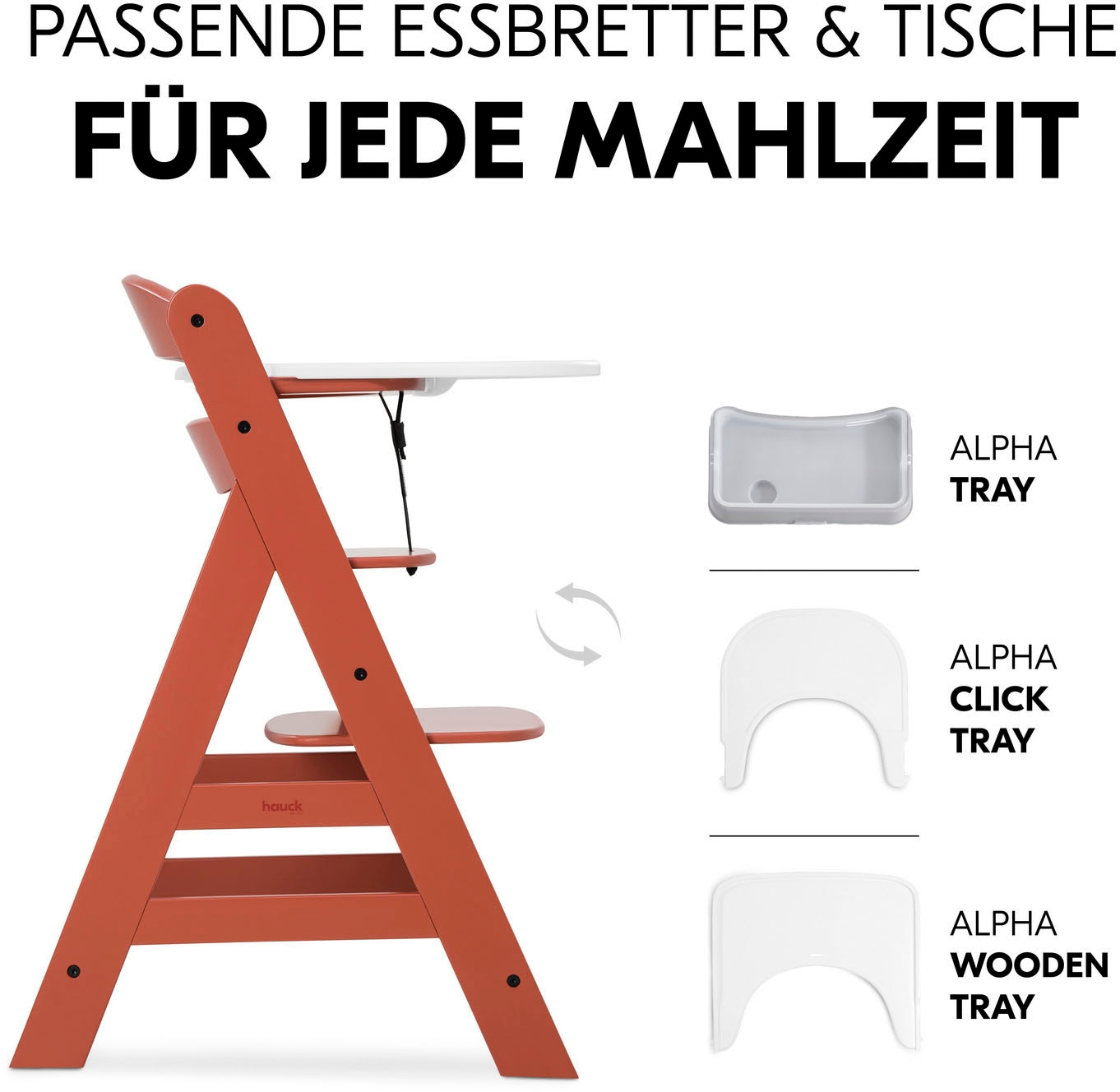 Hauck Hochstuhl »Alpha+, Cork«, FSC® - schützt Wald - weltweit