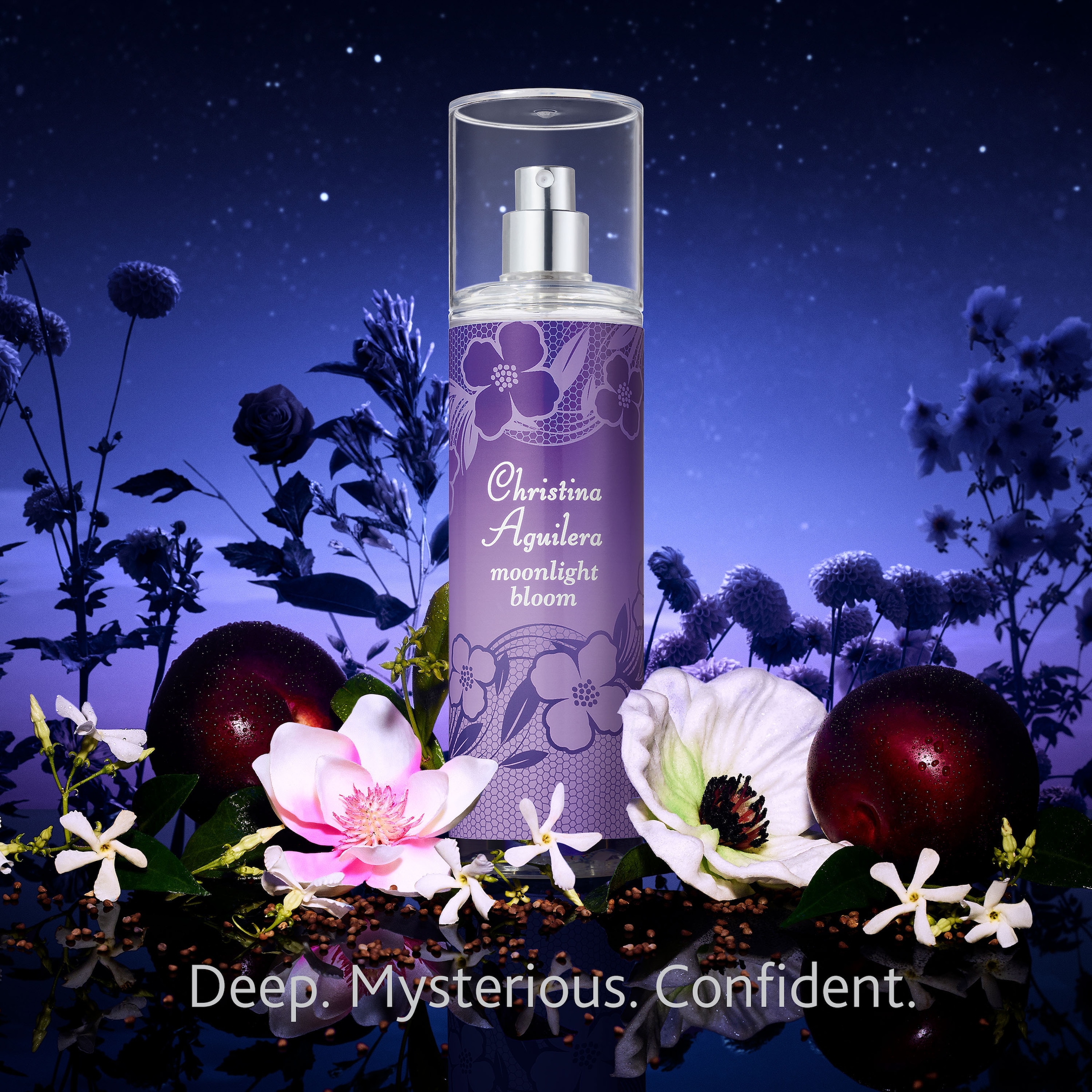 Christina Aguilera Körperspray »MOONLIGHT BLOOM FINE FRAGRANCE MIST« mit opulentem, blumigem Duftcharakter
