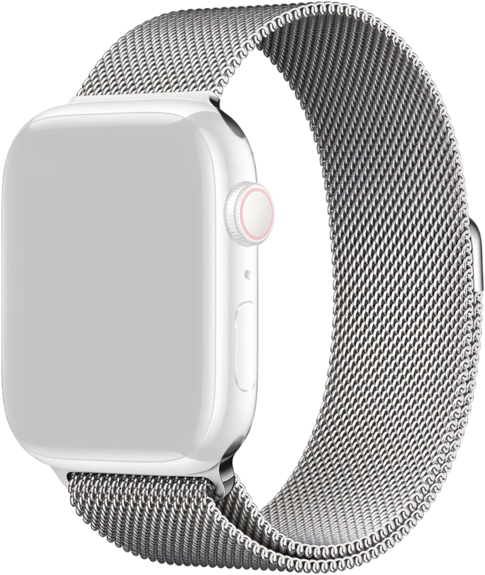 DECODED Smartwatch-Armband »Milanaise Traction Strap Black 42/44/45/49mm«