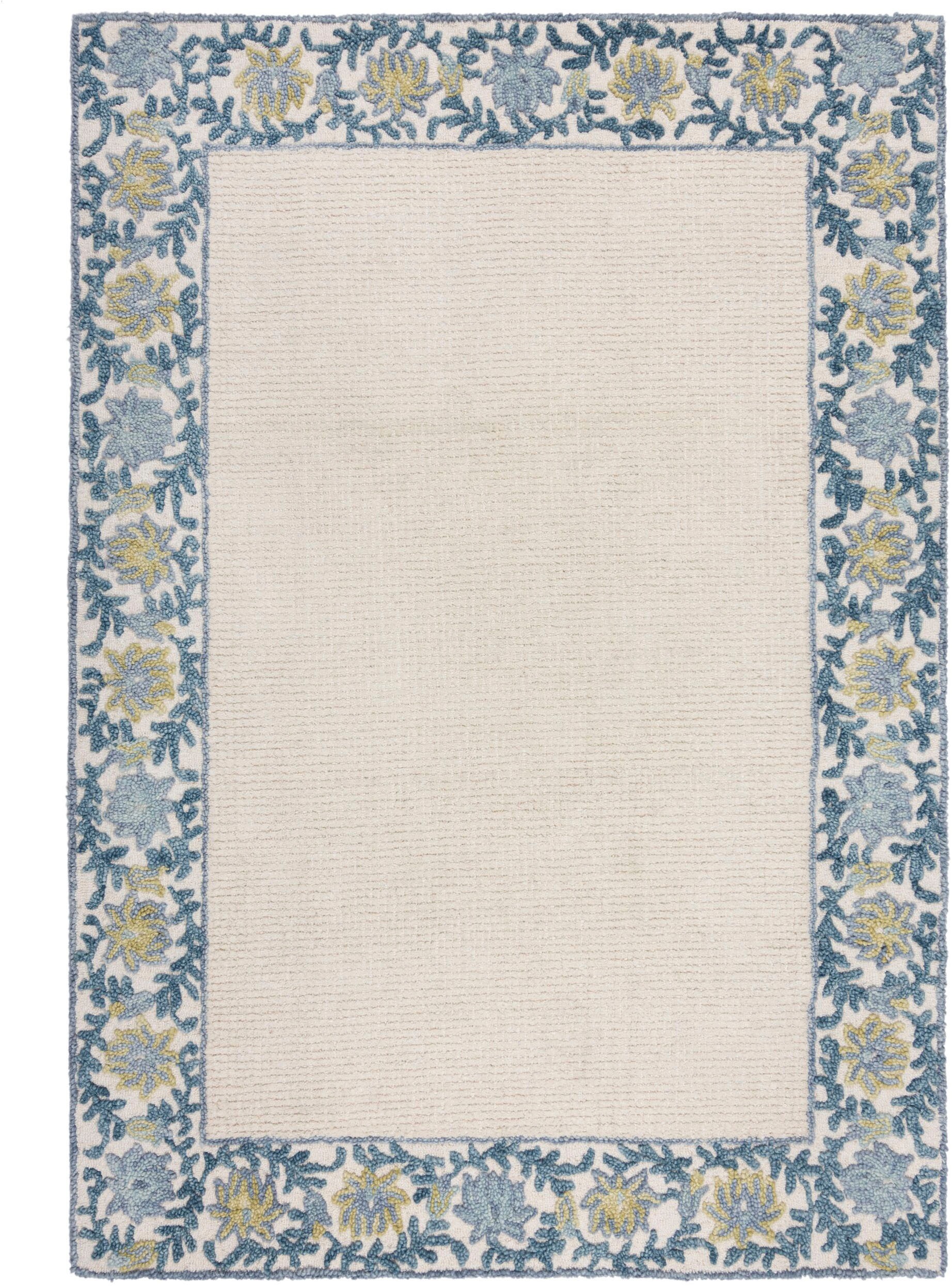FLAIR RUGS Teppich »Myla Floral«, rechteckig, 8 mm Höhe, mit floralem Rahme günstig online kaufen