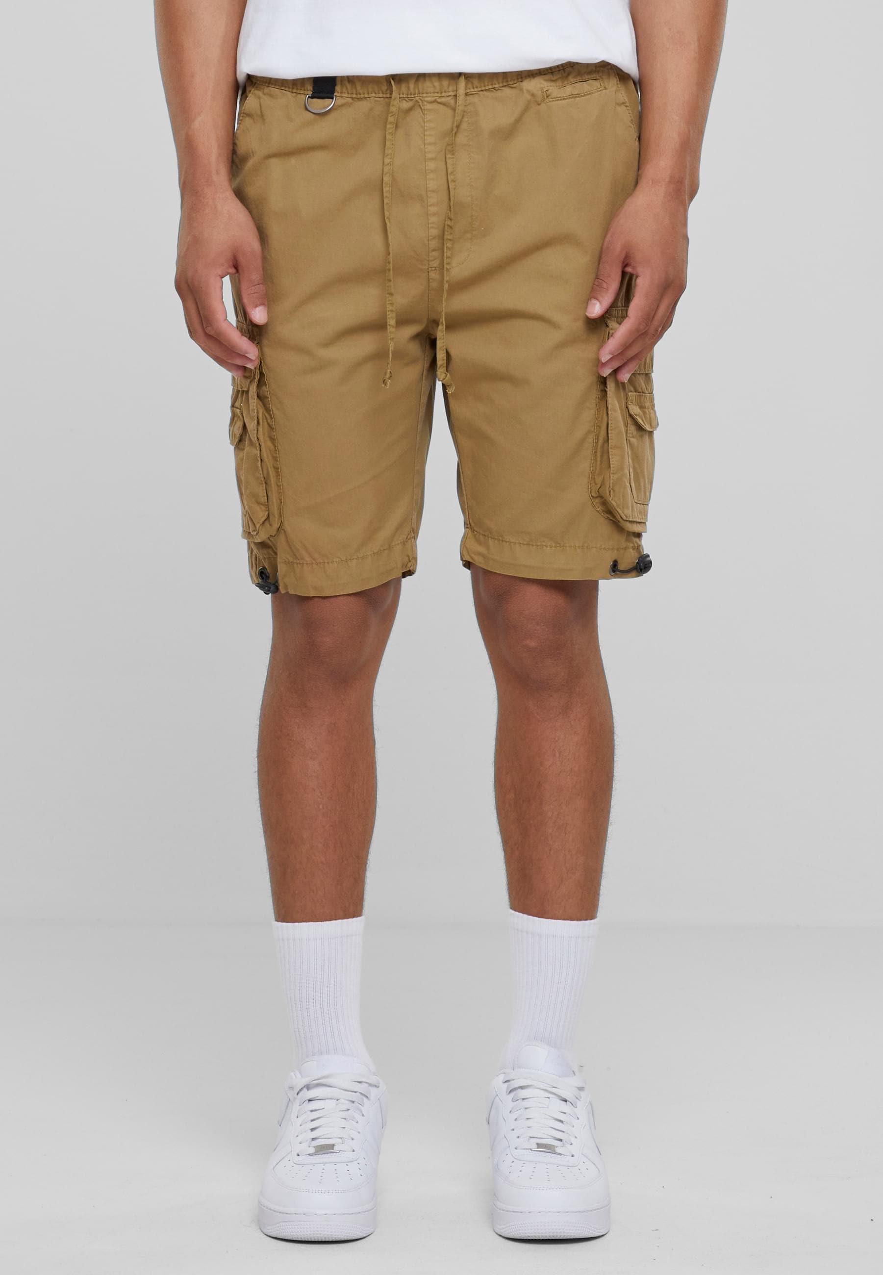 URBAN CLASSICS Stoffhose »Urban Classics Herren Double Pocket Cargo Shorts«
