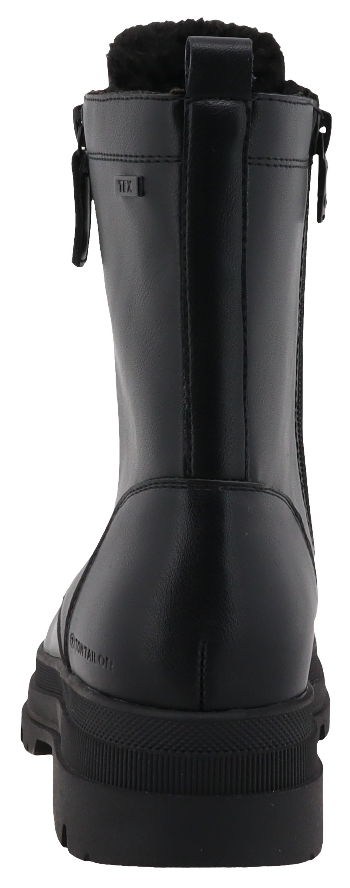 TOM TAILOR Winterstiefelette  Winterboots, Schnürboots mit Blockabsatz