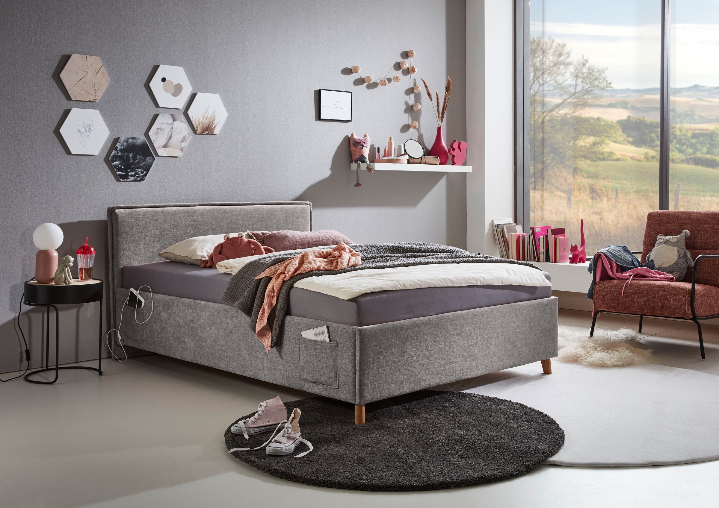 meise.möbel Kinderbett "FUN" Polsterbett wahlweise mit Bettkasten, Jugendbe günstig online kaufen