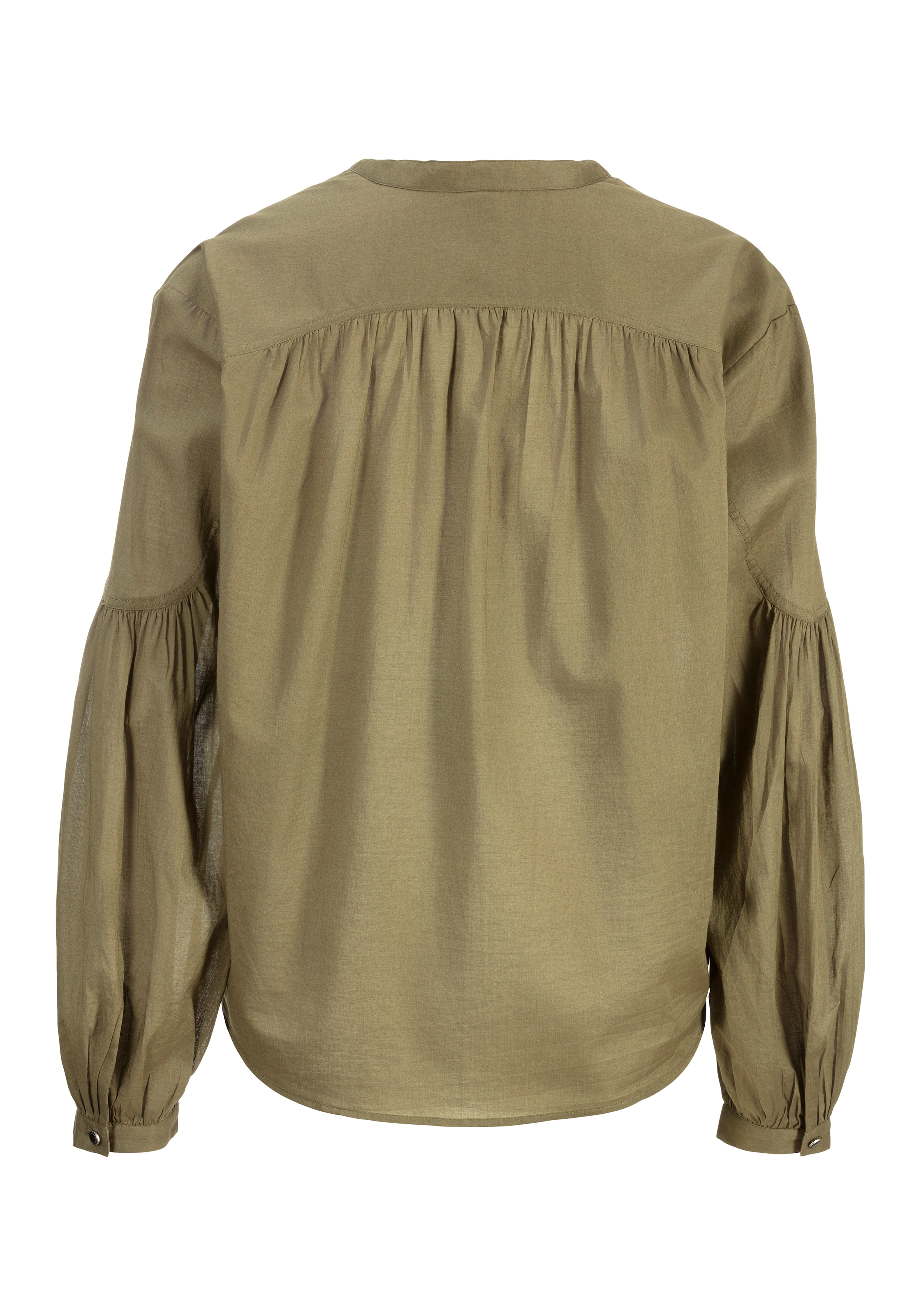 BOSS ORANGE Klassische Bluse »Berday Premium Damenmode«, mit Ballonärmeln