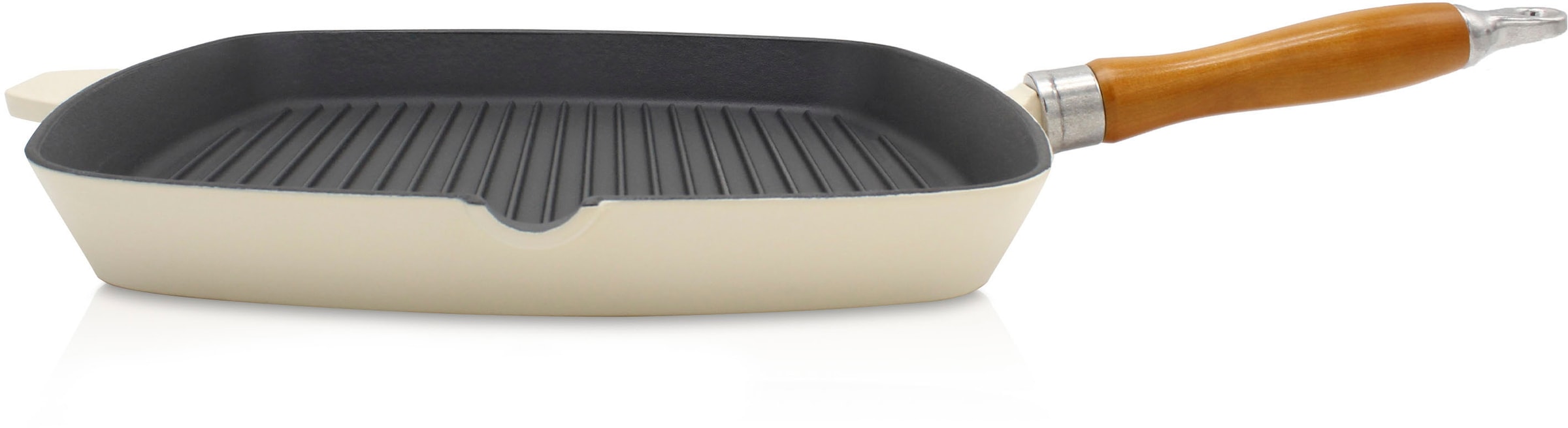 Krüger Steakpfanne »Einsenguss Grill-/ Steakpfanne SAVANNA, 28 x 28cm« Guss günstig online kaufen