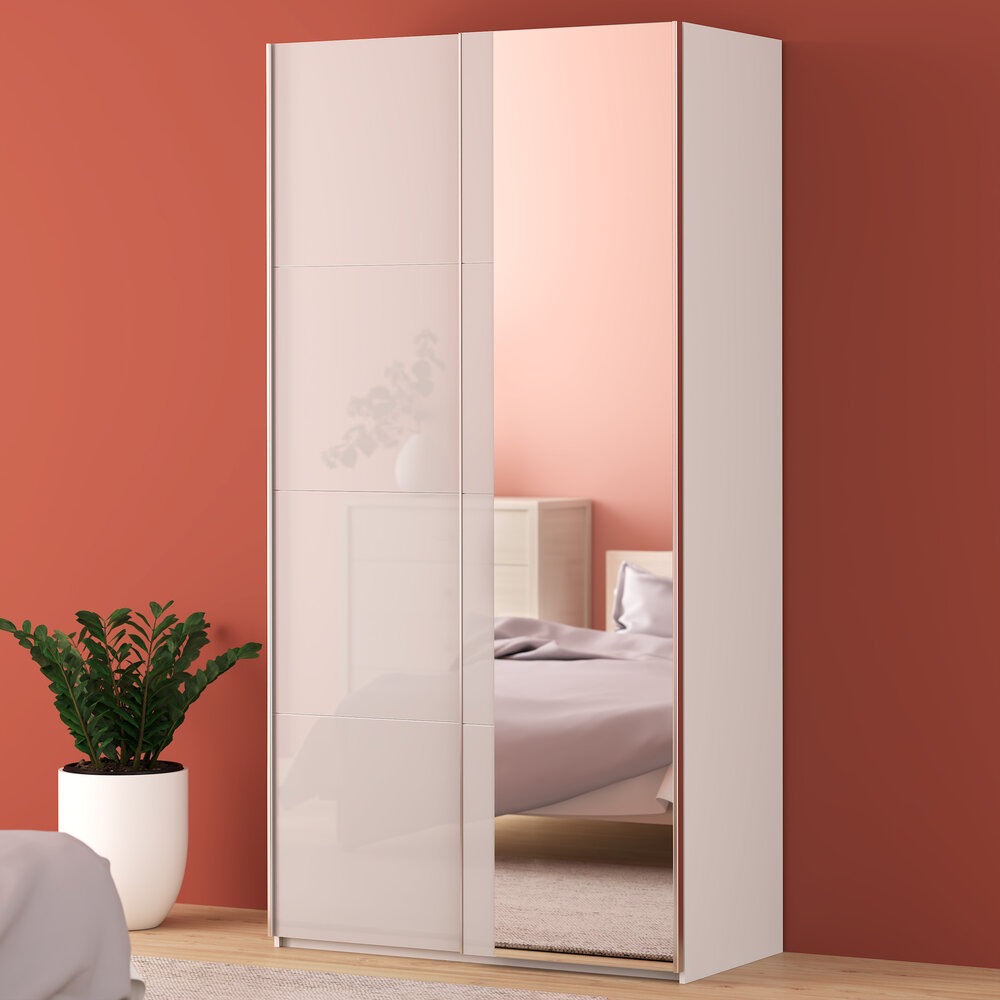 FORTE Schwebetürenschrank »Fittio. Made in Europe, 2 Schiebetüren, modernes günstig online kaufen
