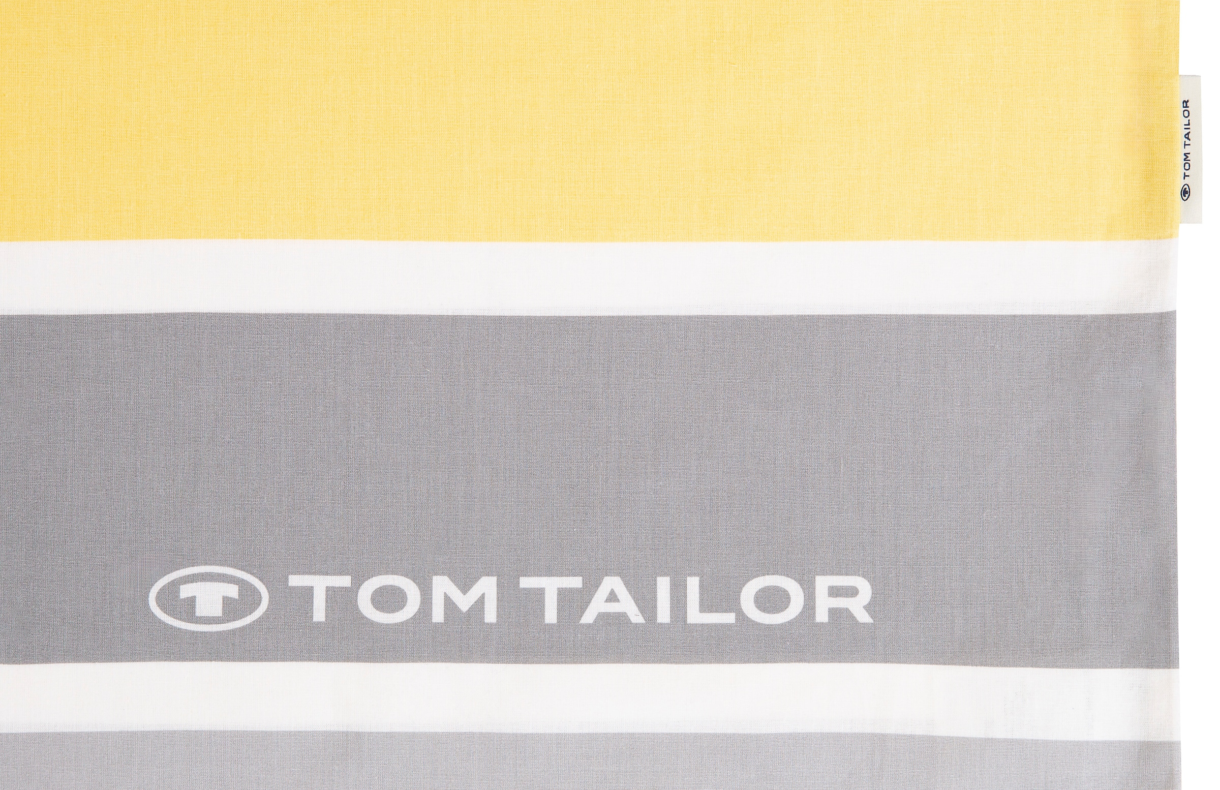 TOM TAILOR HOME Bettwäsche »Felix in Gr. 135x200 oder 155x220 cm«, mit GRATIS-Zugabe: Gästehandtuch (100% Baumwolle), mit Reißverschluss