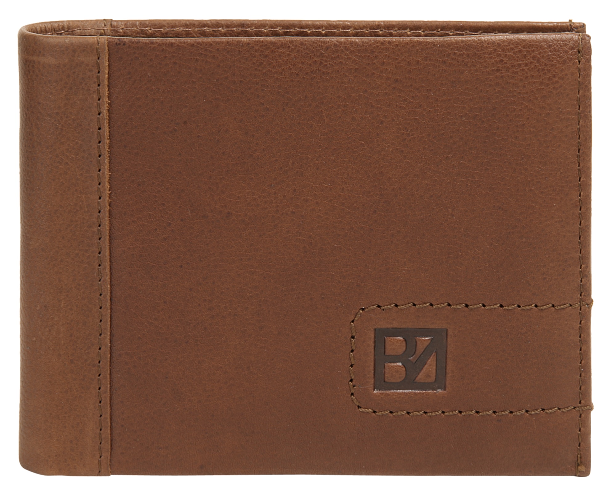 BODENSCHATZ Geldbörse echt Leder cognac
