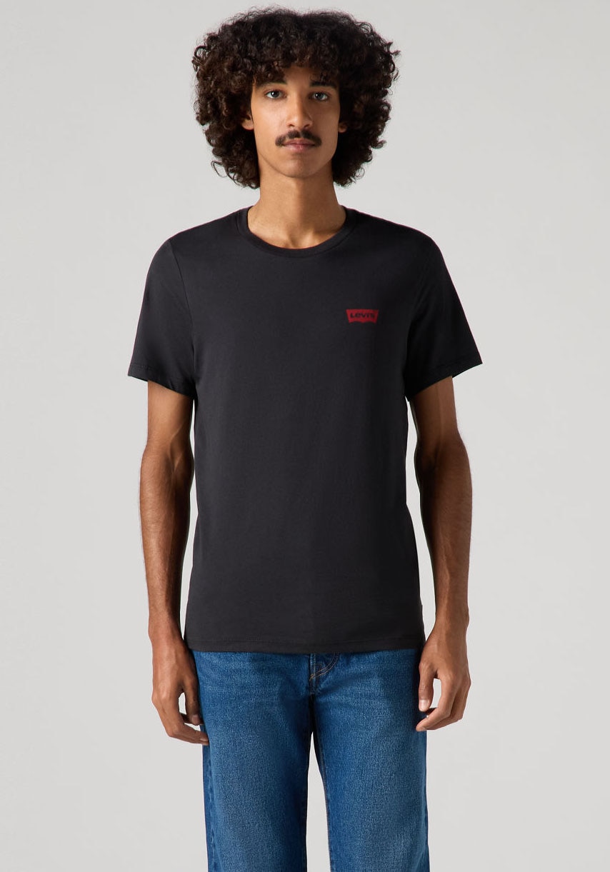 Levi's® Kurzarmshirt mit Levi's® Logo auf der Brust
