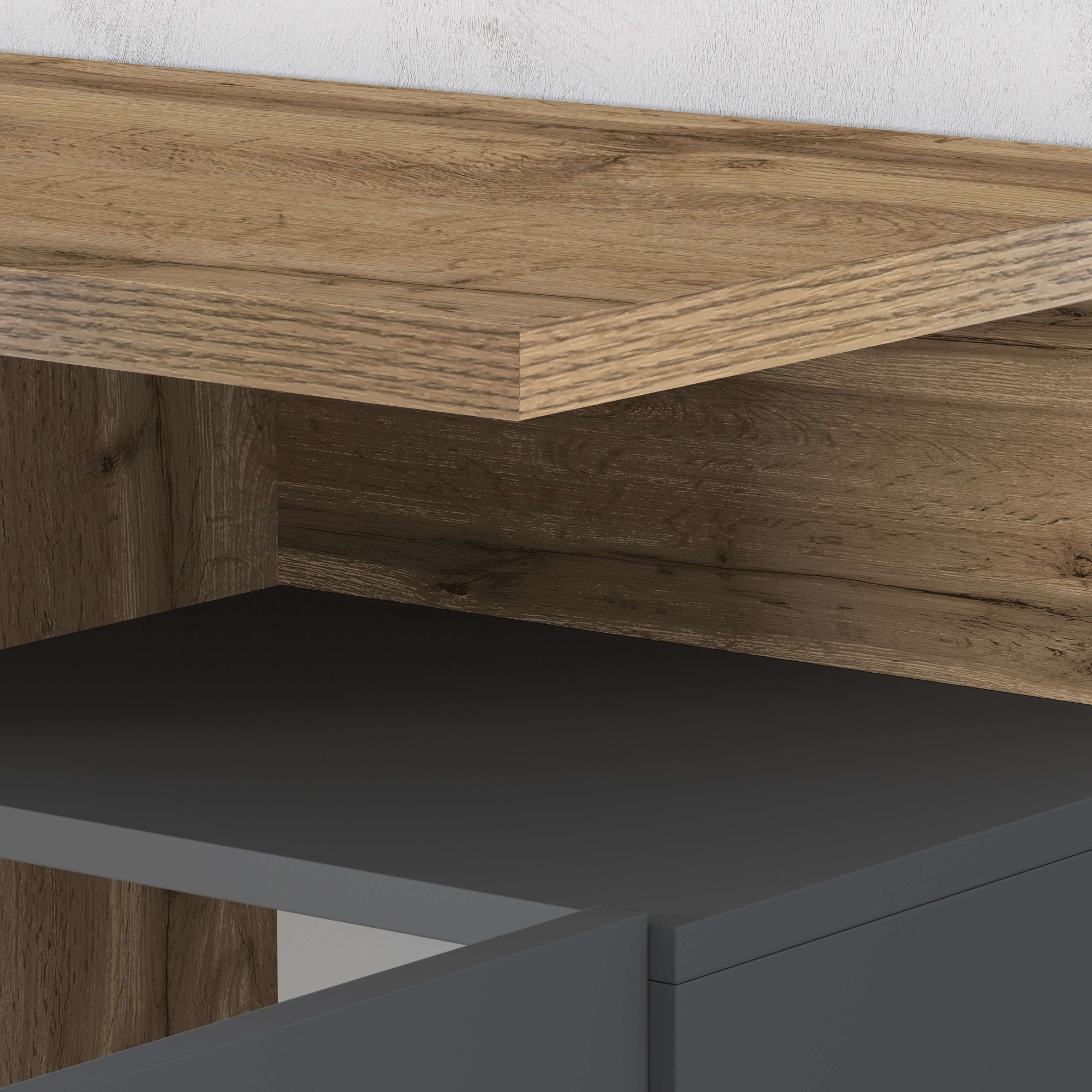 OTTO home Highboard »Highboard ETHOS, Kommode, Schrank, Kredenz« 1 Stk. tlg. Mit 4 Drehtüren, 9 Innenfächern und 2 Außenfächern, B.130 cm