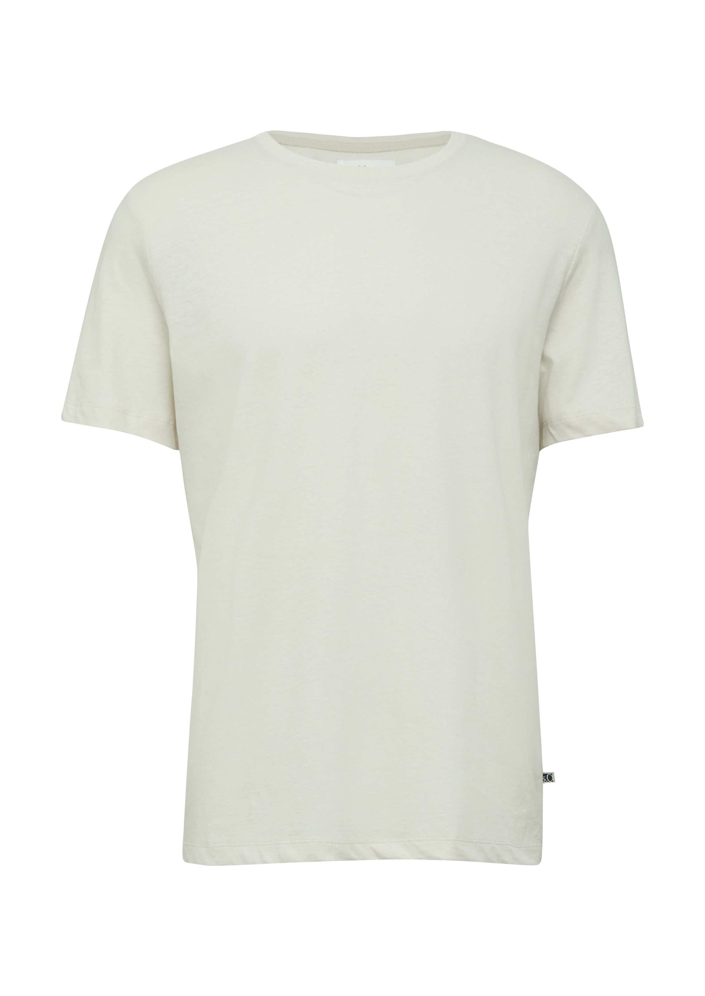 s.Oliver T-Shirt, mit Leinenanteil