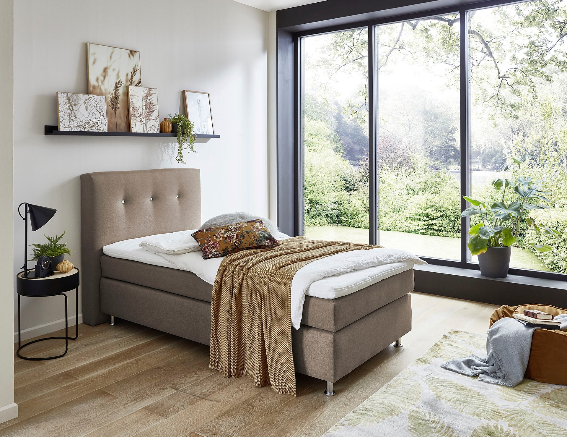 Westfalia Schlafkomfort Boxspringbett mit Topper