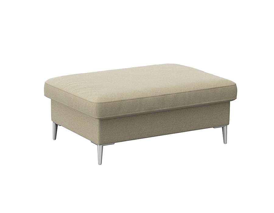 FLEXLUX Pouf »Fiore«, Kaltschaum, Füße Alu günstig online kaufen