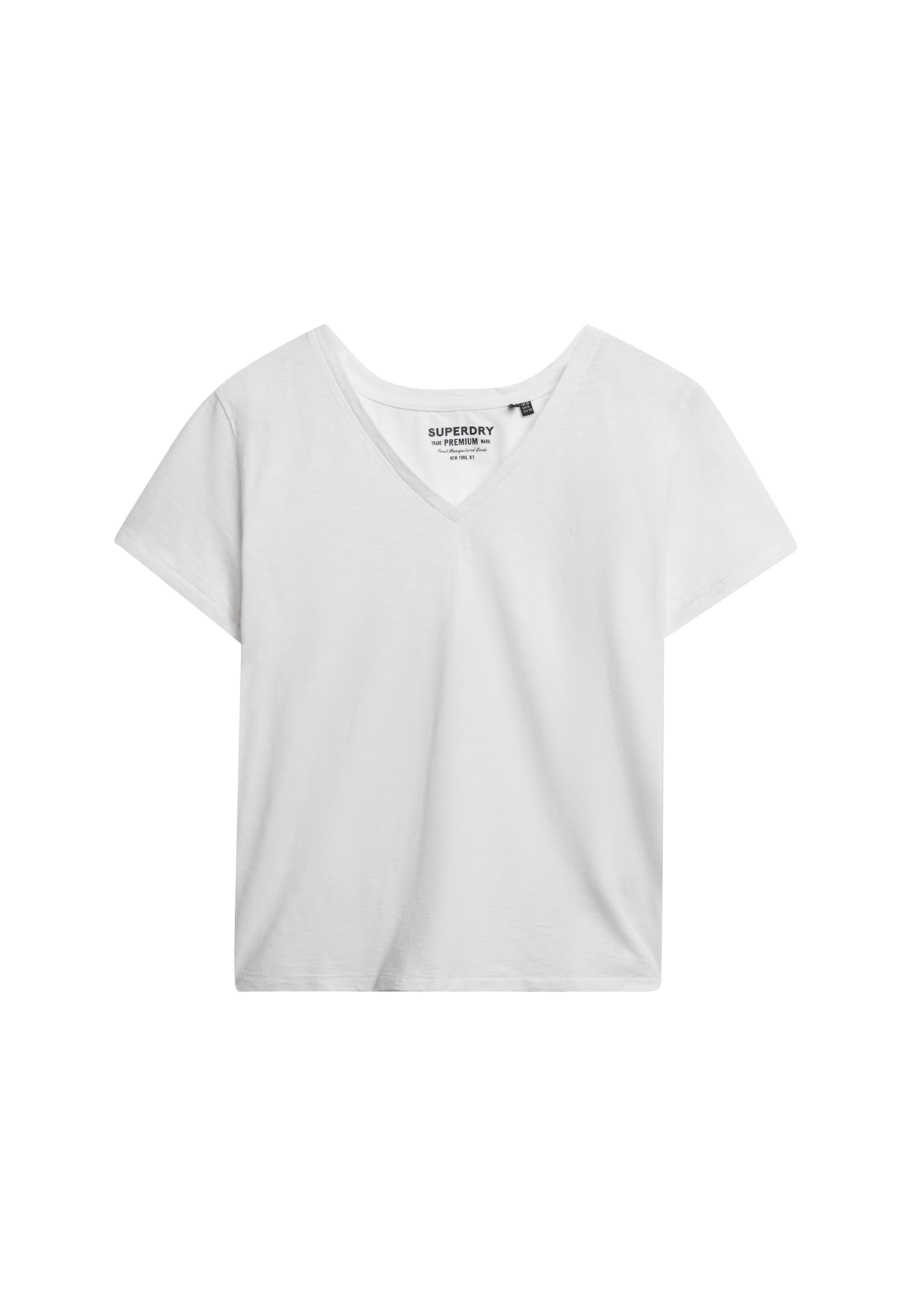 Superdry T-Shirt »STUDIOS SLUB EMB VEE TEE«