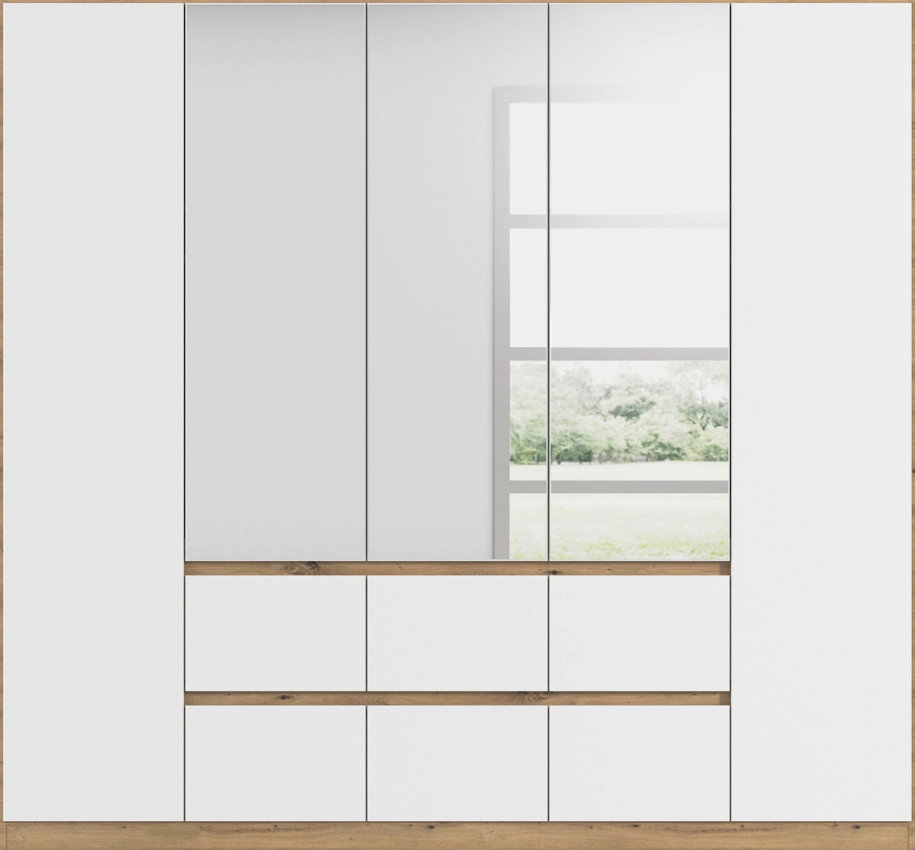 rauch Drehtürenschrank »Kleiderschrank Schrank mit Spiegel Garderobe Garder günstig online kaufen