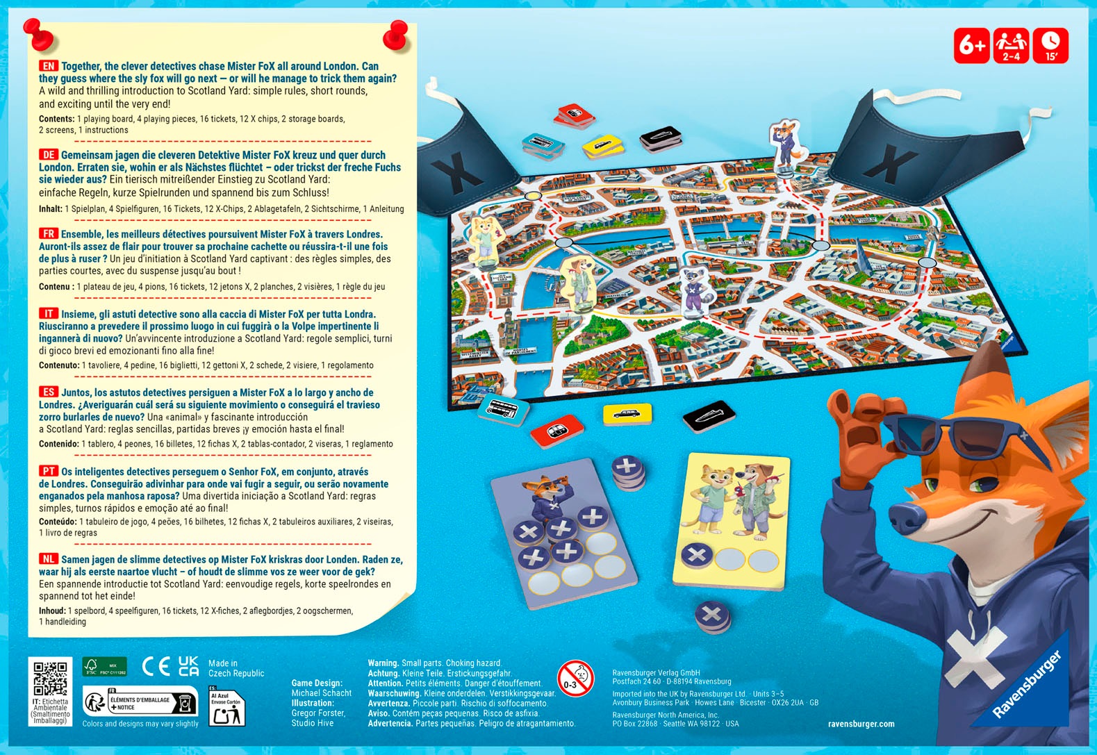 Ravensburger Spiel »Scotland Yard Junior«, Made in Europe
