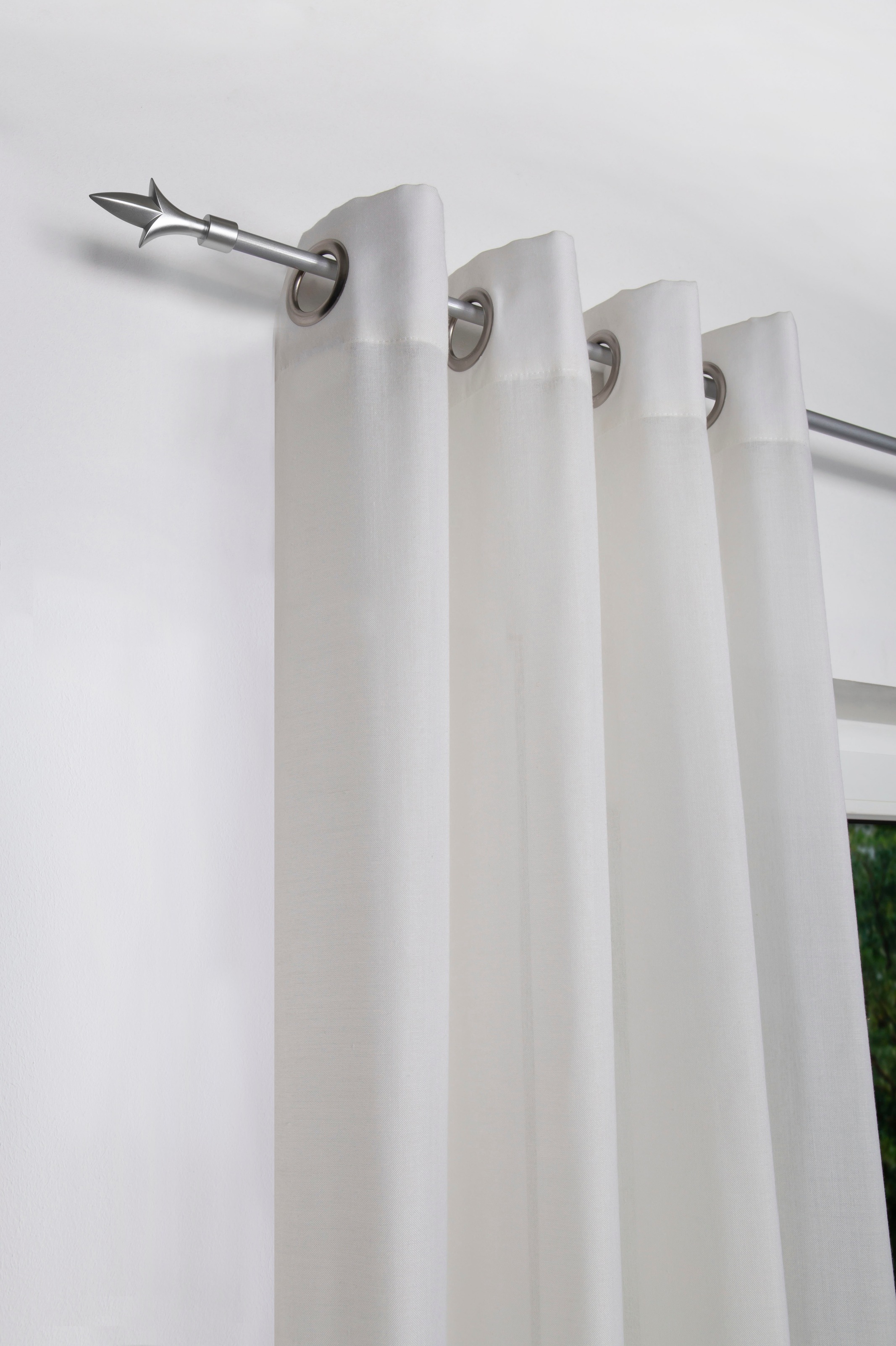 mydeco Gardinenstange »lance« Ø 16 mm 1 läufig-läufig ausziehbar günstig online kaufen