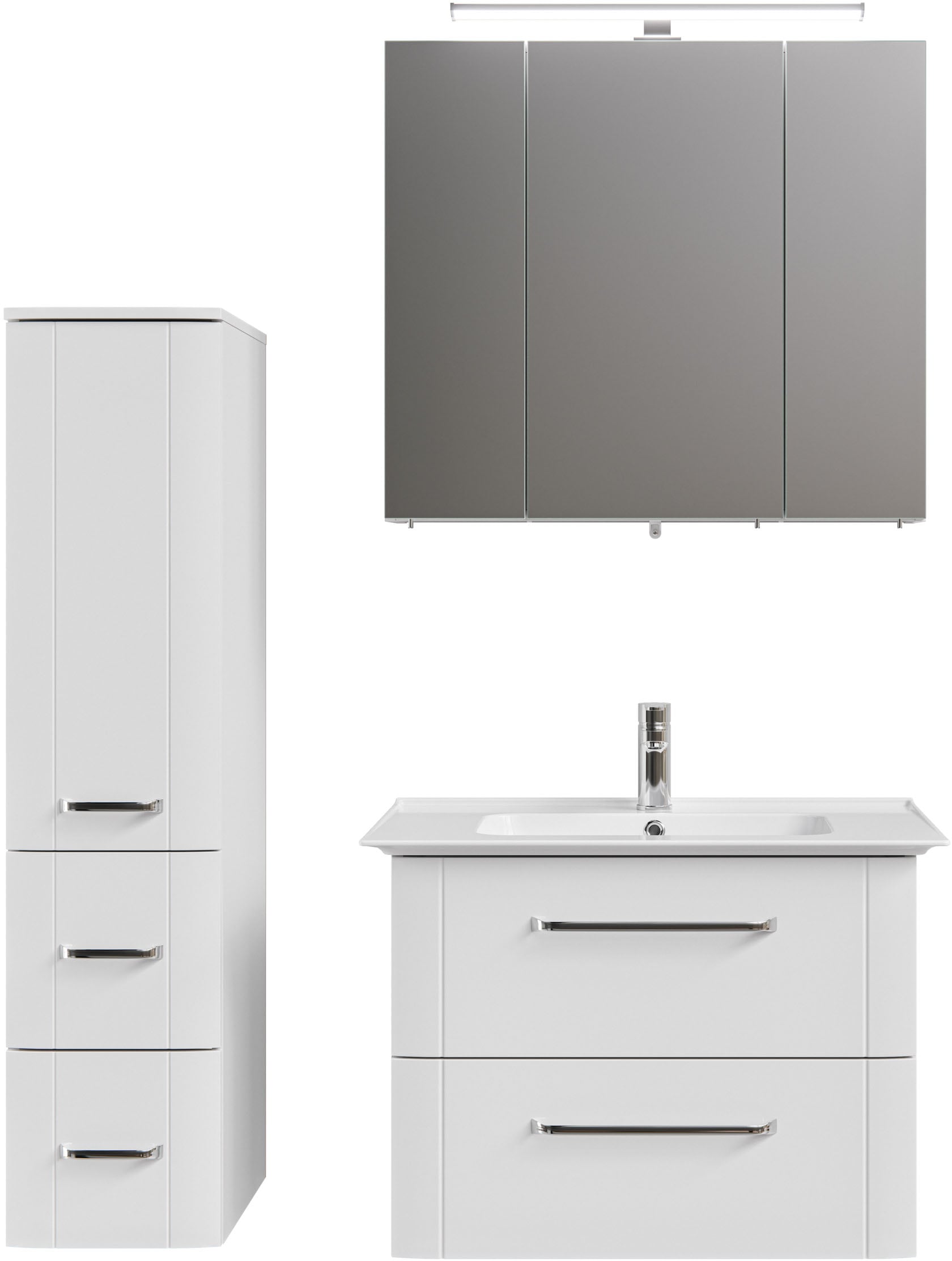 Saphir Badmöbel-Set »Badmöbel-Set Serie 3006 3-teilig Keramik-Waschtisch mi günstig online kaufen