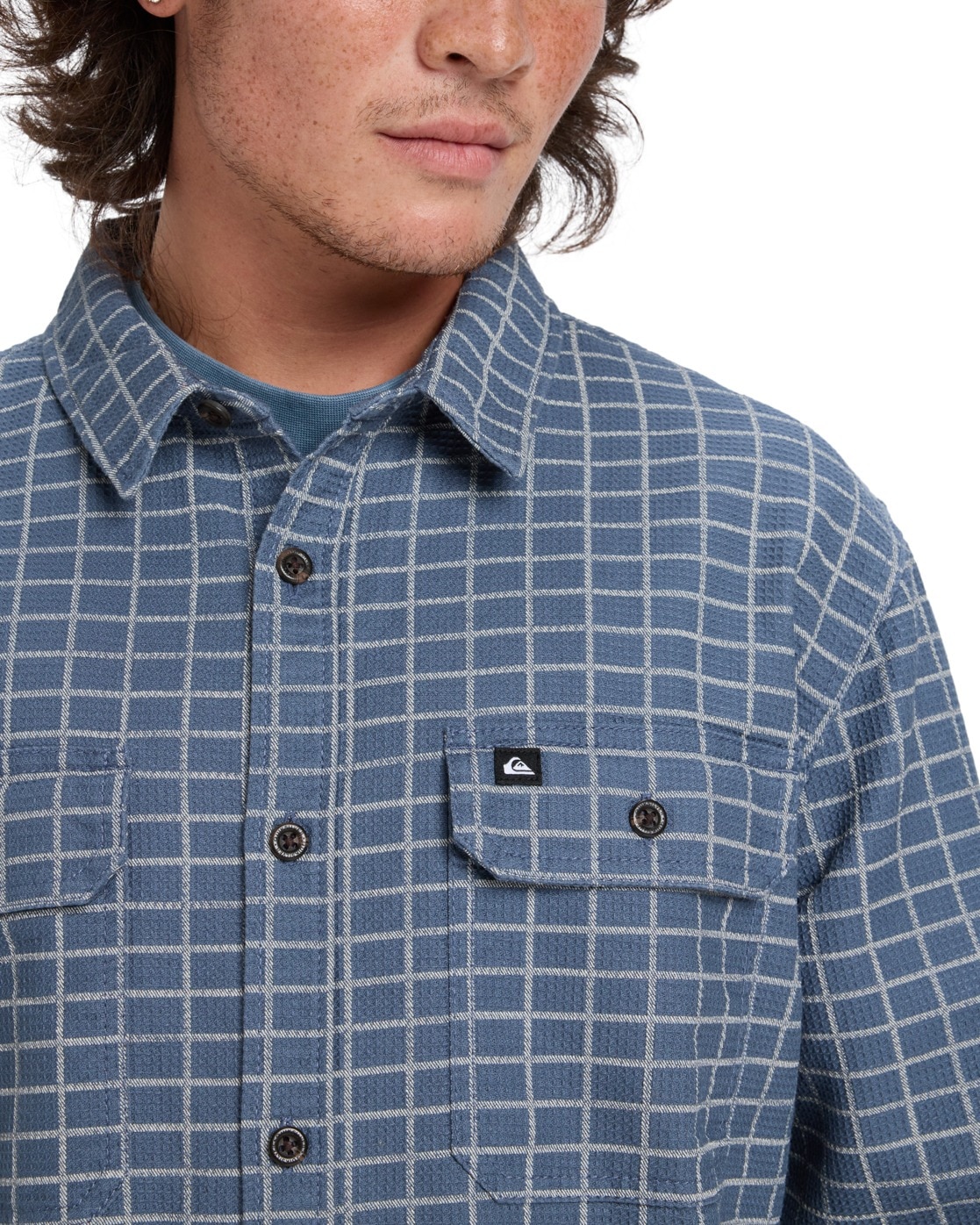 Quiksilver Langarmhemd »Salt Lake Waffle«