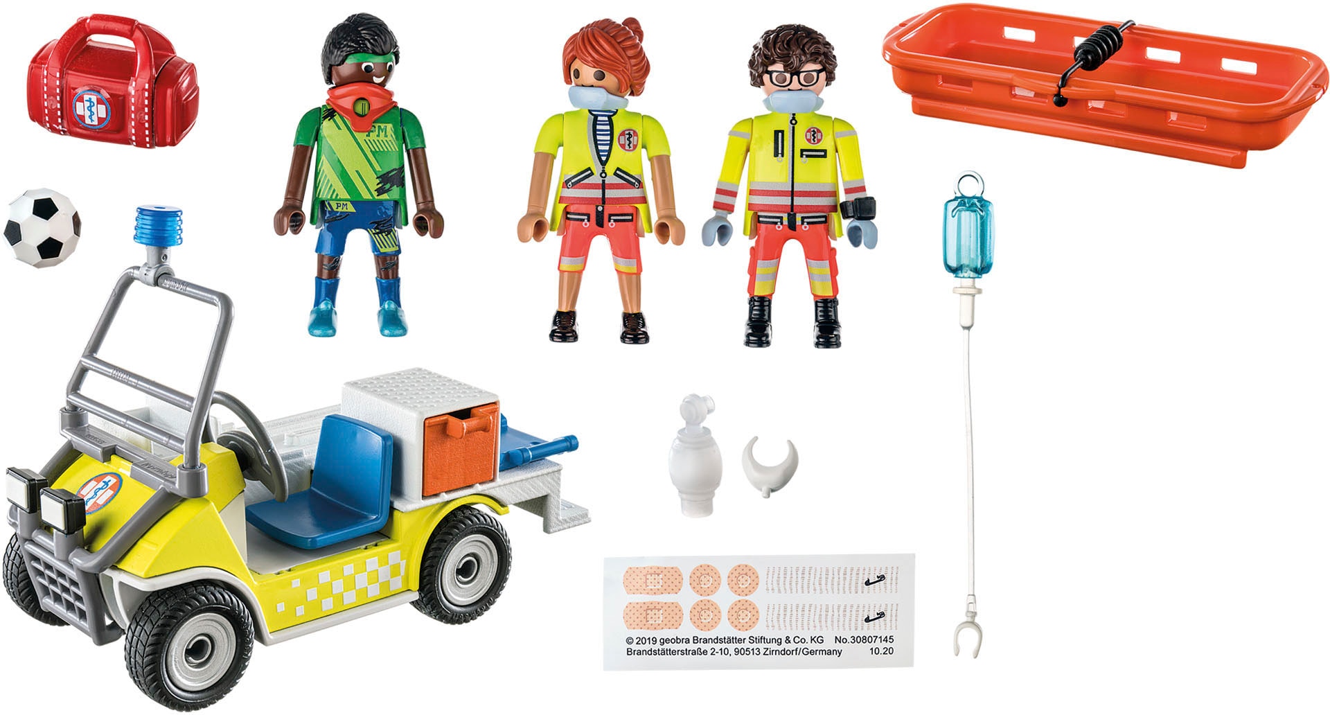 Playmobil® Konstruktions-Spielset »Rettungscaddy (71204), My City Life«, Made in Europe