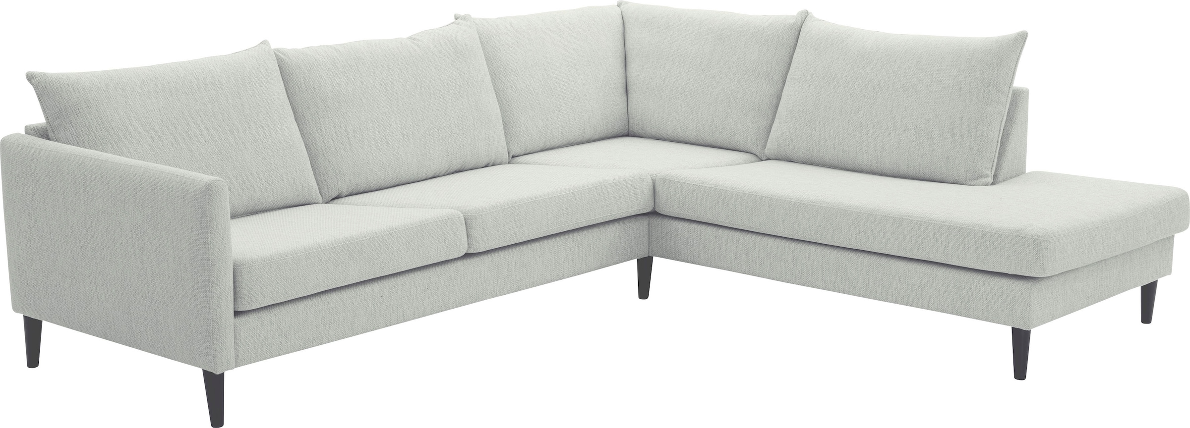 ATLANTIC home collection Ecksofa "Rekvik L-Form", mit Wellenunterfederung, günstig online kaufen