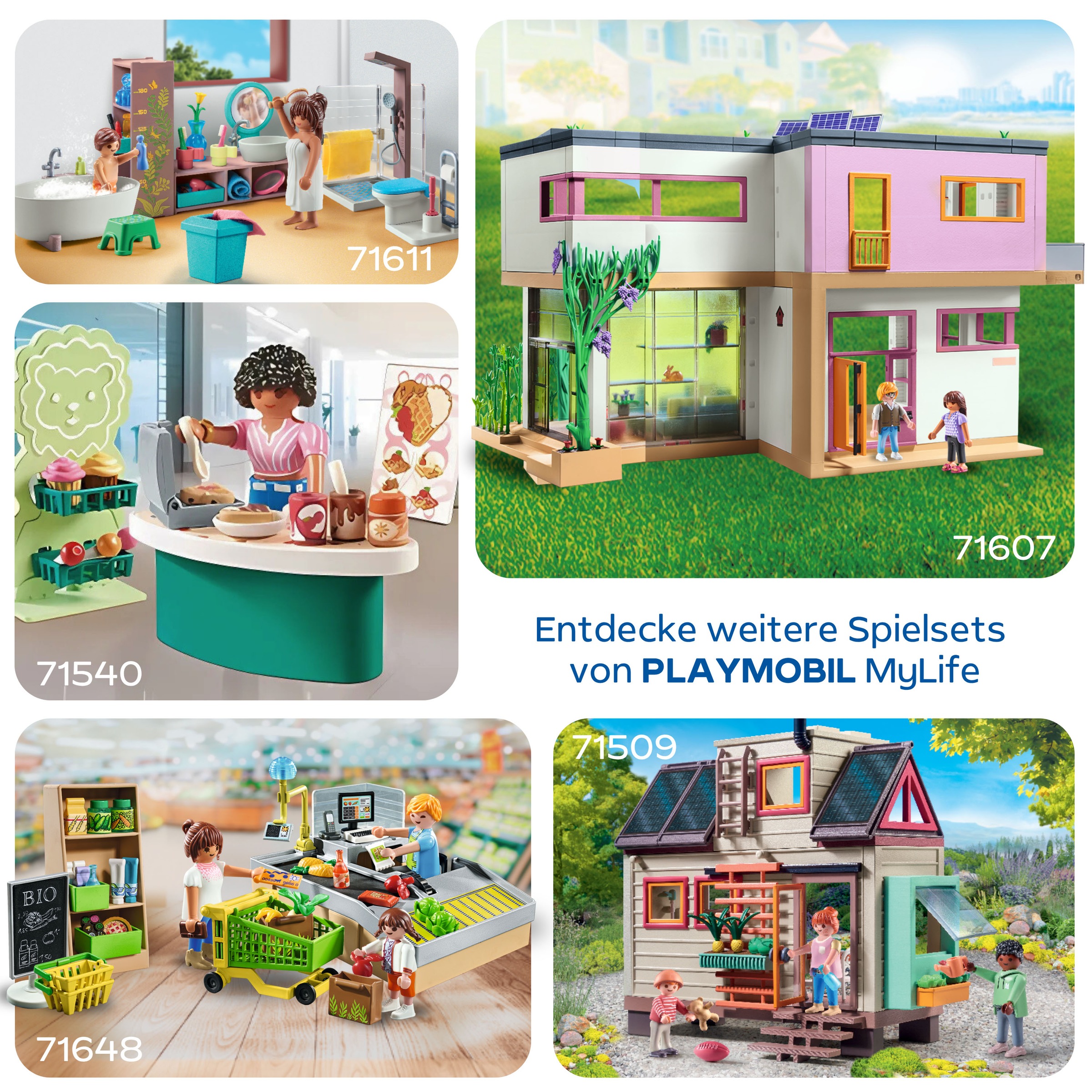 Playmobil® Konstruktions-Spielset »Fitnesstraining (71806), Playmobil My Life«, (32 St.), Made in Europe