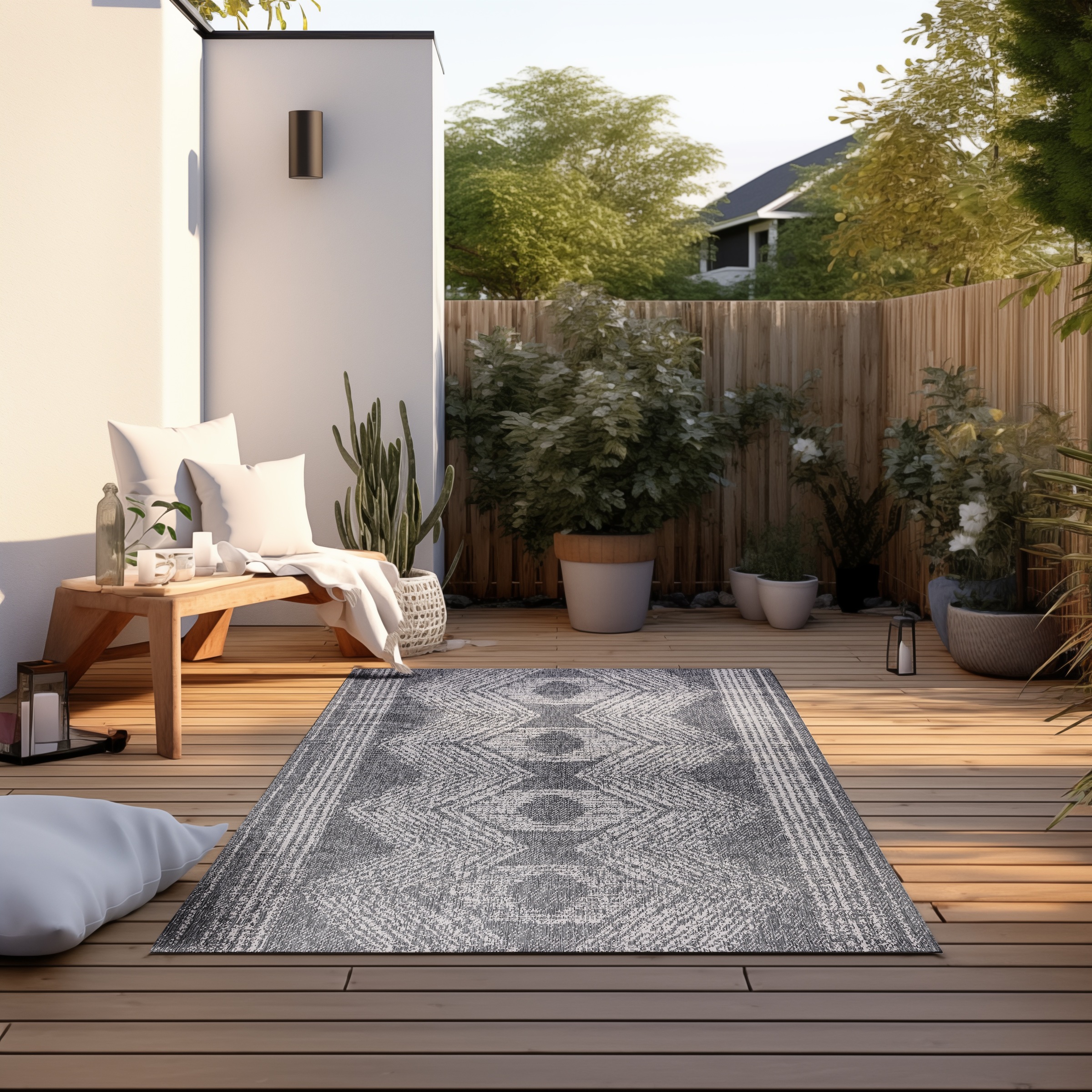 ELLE DECORATION Teppich »Merge Wendeteppich«, rechteckig, 5 mm Höhe, Flachg günstig online kaufen