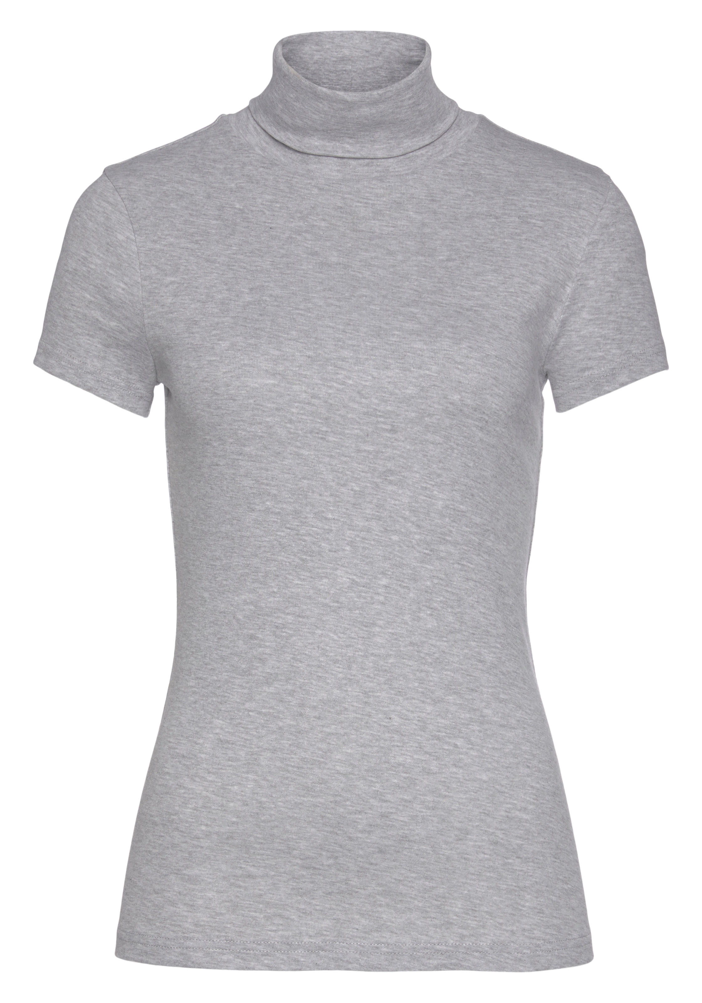 Flashlights Rollkragenshirt figurbetont,  Basic-Stil,  Rollkragen,  aus 100% Baumwolle,  elastisch