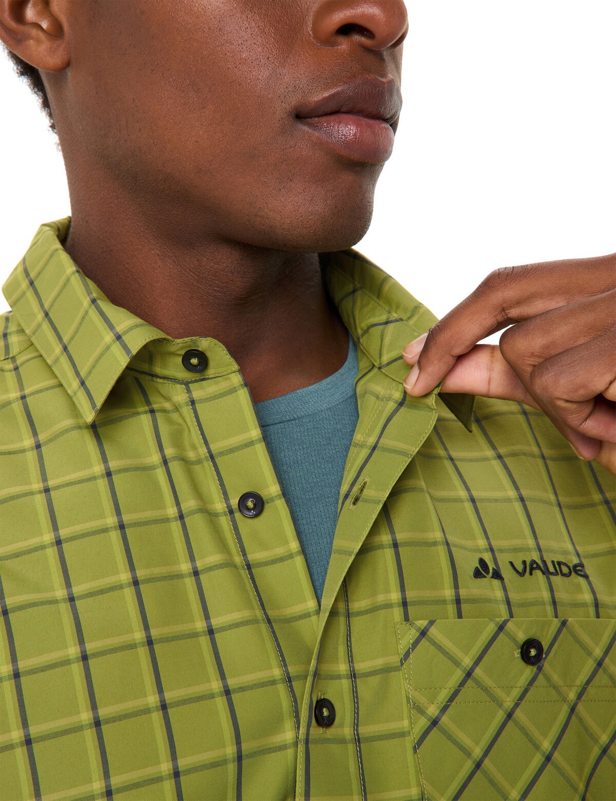 VAUDE Kurzarmhemd »MEN'S ALBSTEIG SHIRT III« Kurzarm, aus Lyocell und Polyester, mit Knopfleiste
