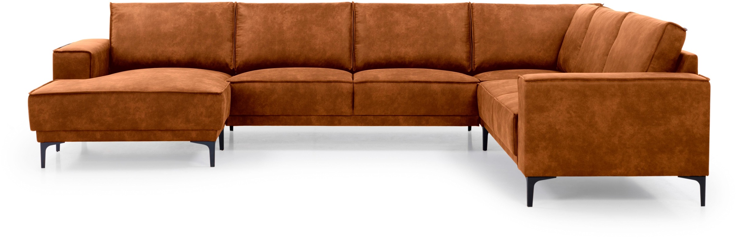 Places of Style Wohnlandschaft »XXL Sofa Oland, Struktur, Flachgewebe, Luxu günstig online kaufen