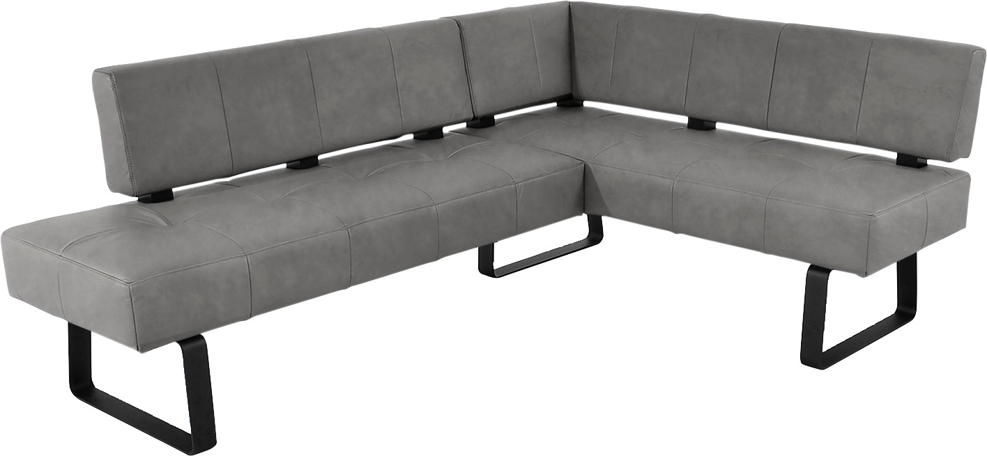 K+W Komfort & Wohnen Eckbank »Spider II«, Sitzsteppung, bequem durch Sandwichbauweise, 2 Stellmaße