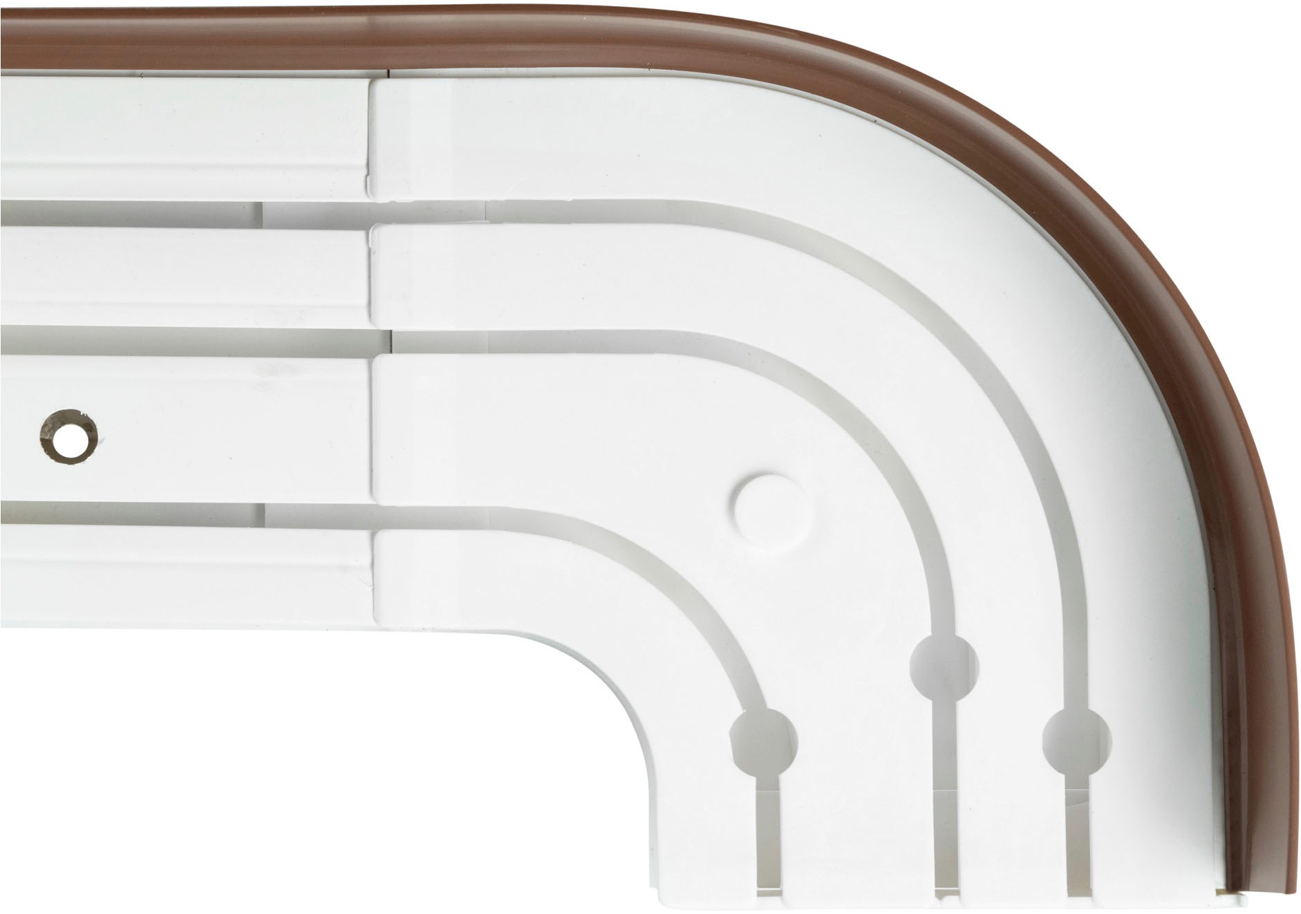 SN DECO GROUP Gardinenschiene »SH3«, 3 läufig-läufig, Fixmaß, mit Blende 5 cm