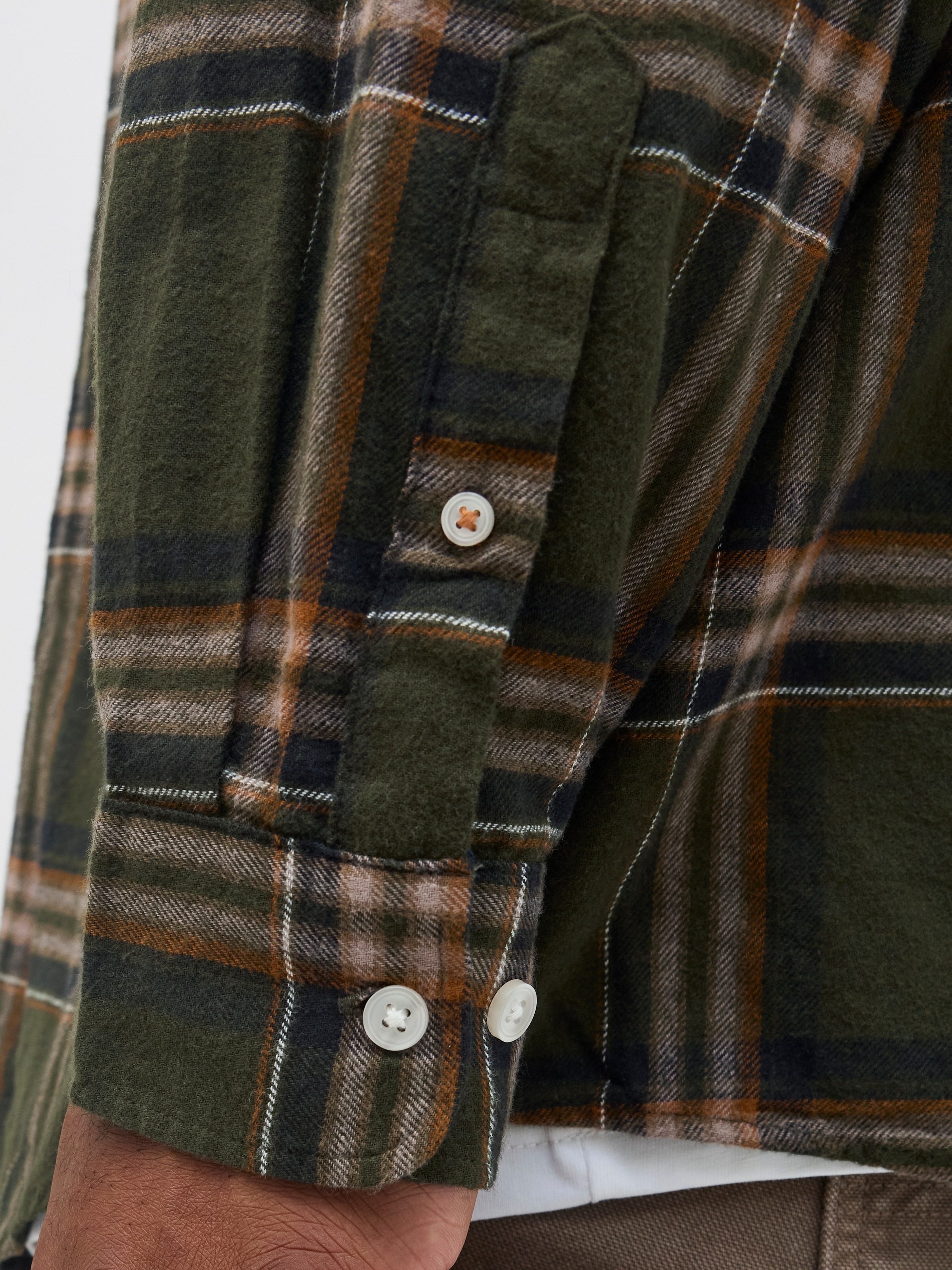Jack & Jones PlusSize Langarmhemd »JJECLASSIC FLANNEL CHECK SHIRT LS SN PLS«